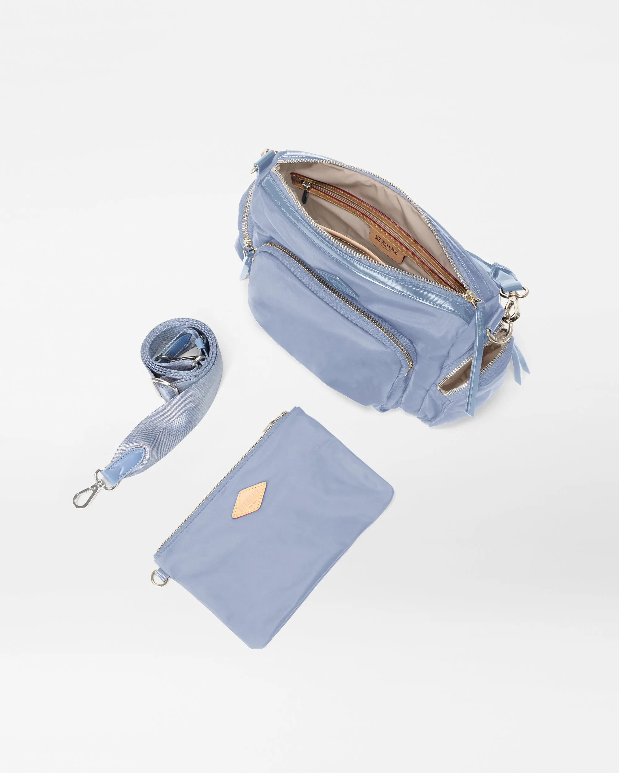 Stone Blue Small Chelsea Crossbody sold by MZ Wallace product image thumbnail 4