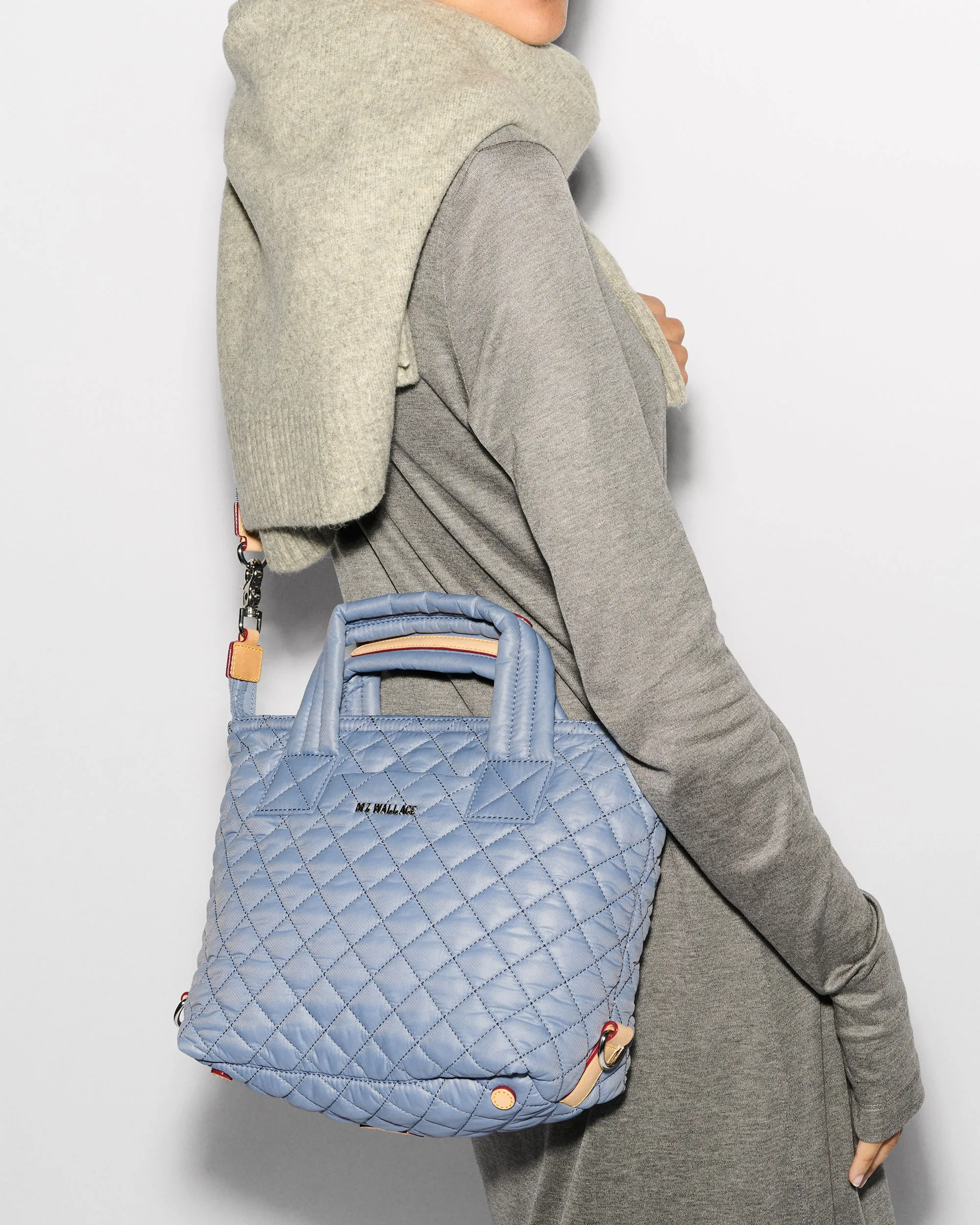 Stone Blue Small Sutton Deluxe sold by MZ Wallace product image thumbnail 5