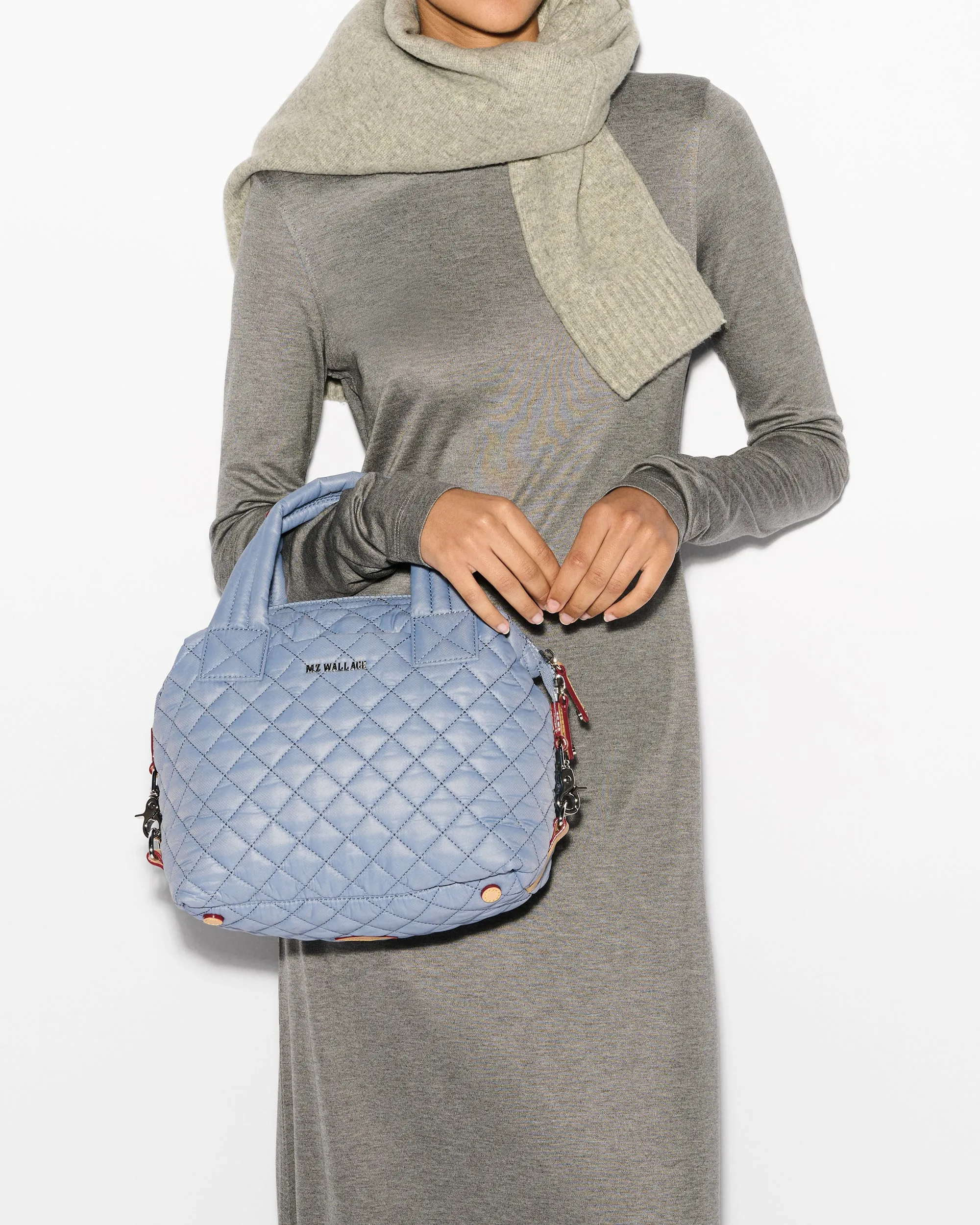 Stone Blue Small Sutton Deluxe sold by MZ Wallace product image thumbnail 2