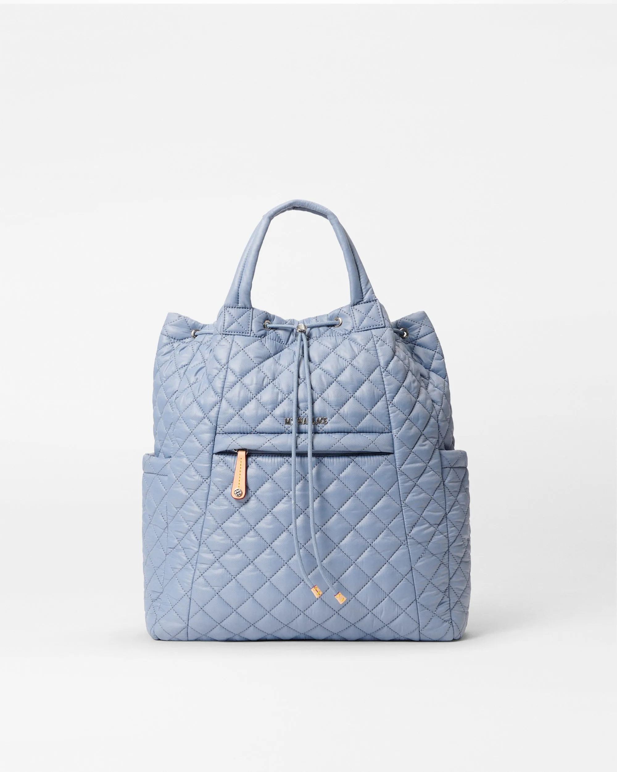 Stone Blue Metro Convertible Backpack sold by MZ Wallace