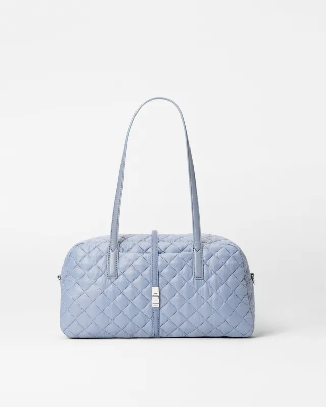 Stone Blue Astor Satchel sold by MZ Wallace