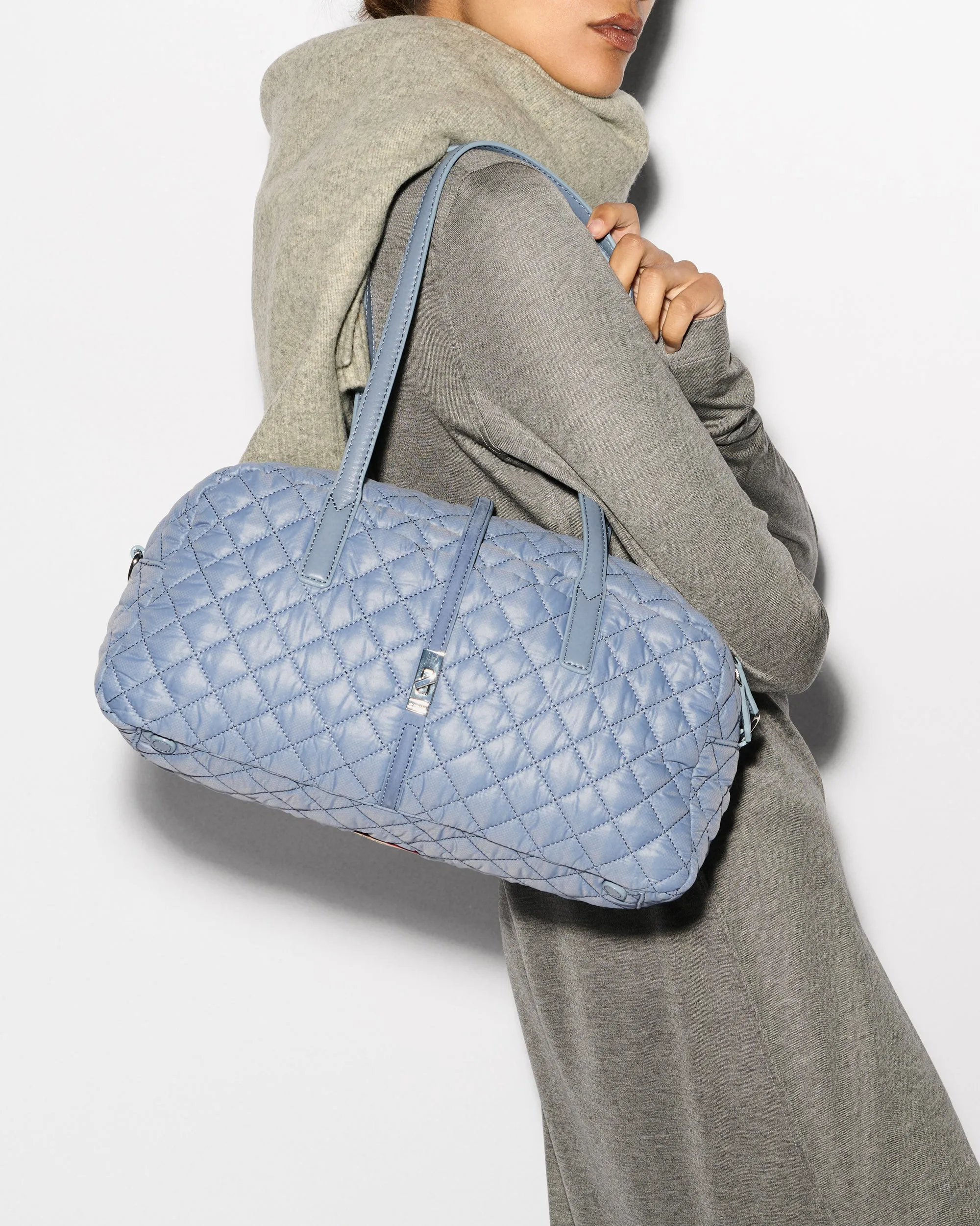 Stone Blue Astor Satchel sold by MZ Wallace product image thumbnail 2