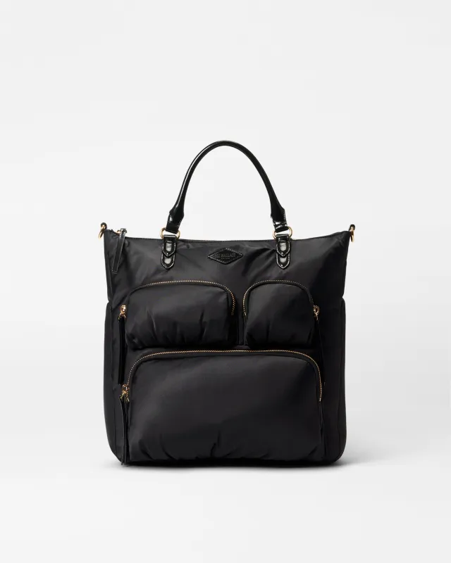 Black Chelsea Convertible Backpack sold by MZ Wallace