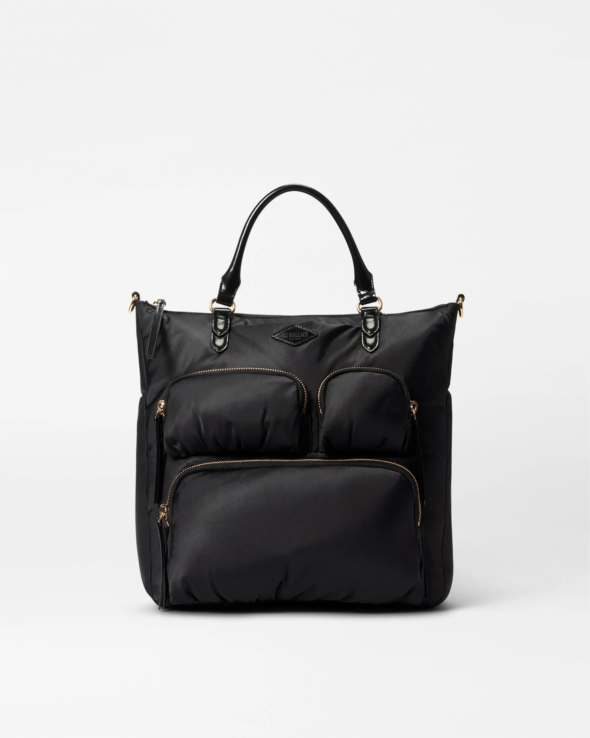 Black Chelsea Convertible Backpack sold by MZ Wallace