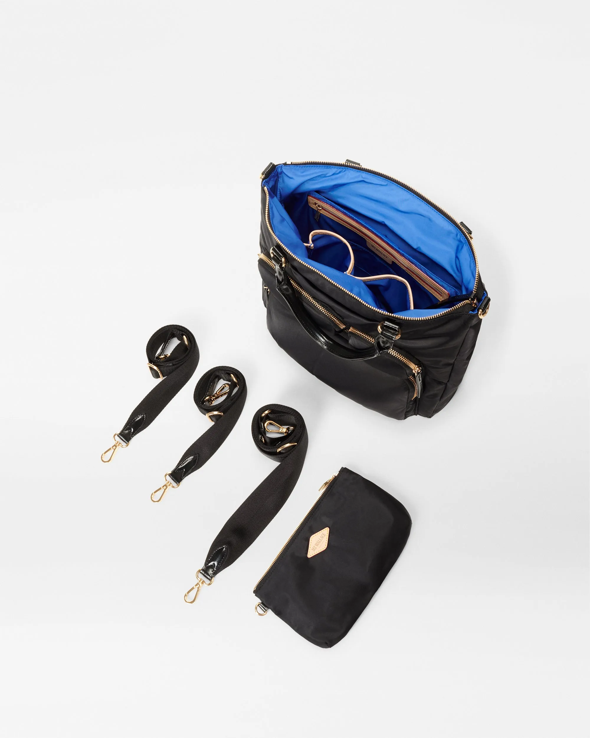 Black Chelsea Convertible Backpack sold by MZ Wallace product image thumbnail 4