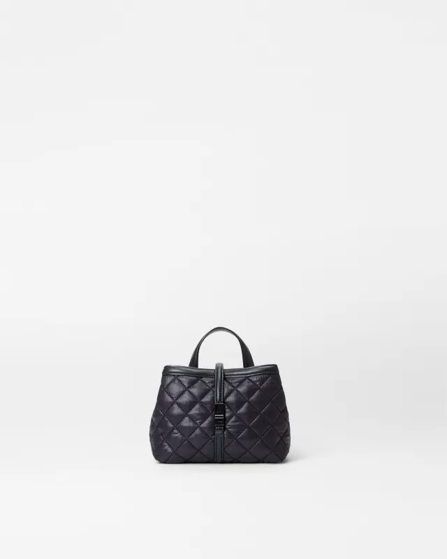 Black Mini Astor Top Handle sold by MZ Wallace