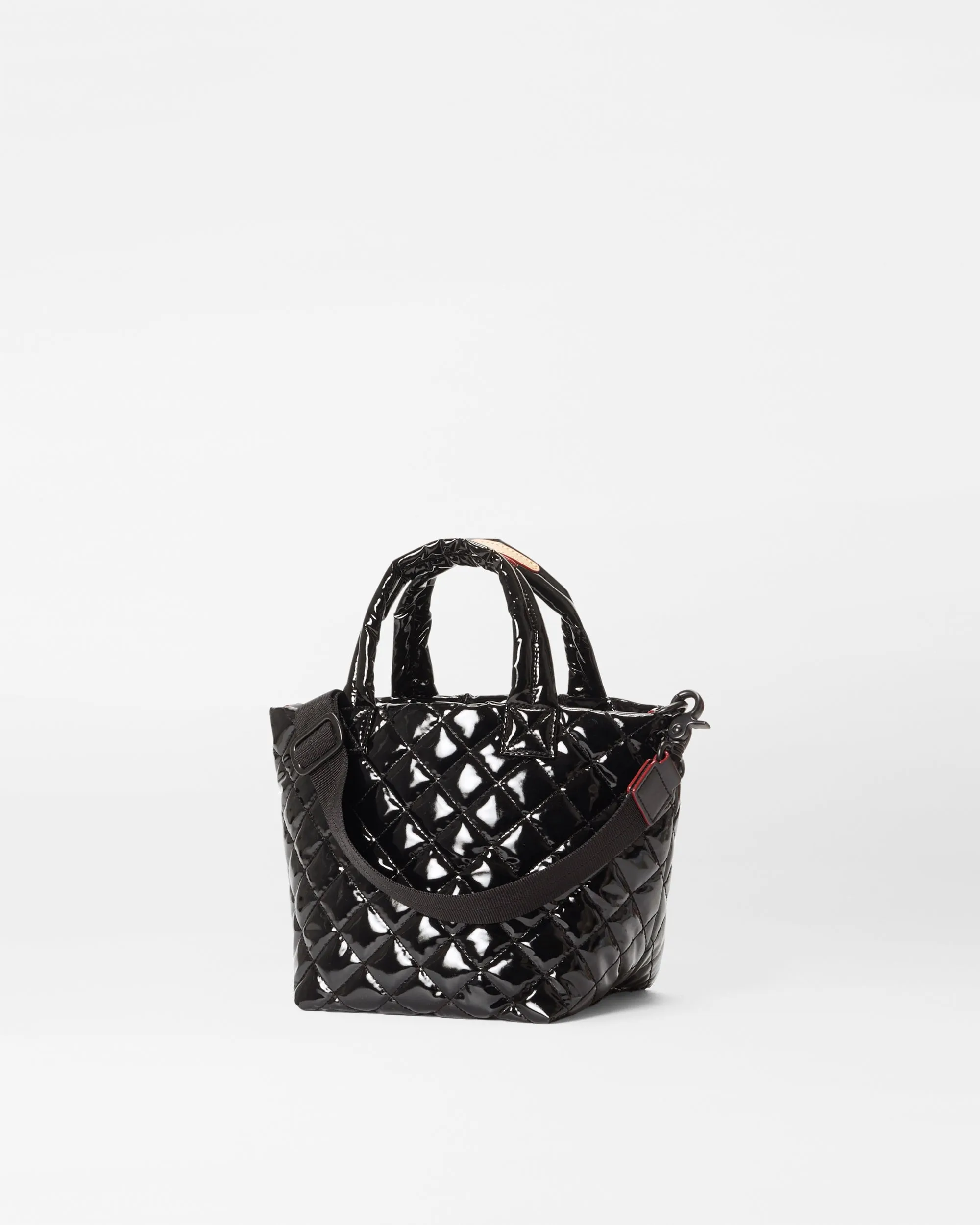 Black Lacquer Micro Metro Tote Deluxe sold by MZ Wallace product image thumbnail 3