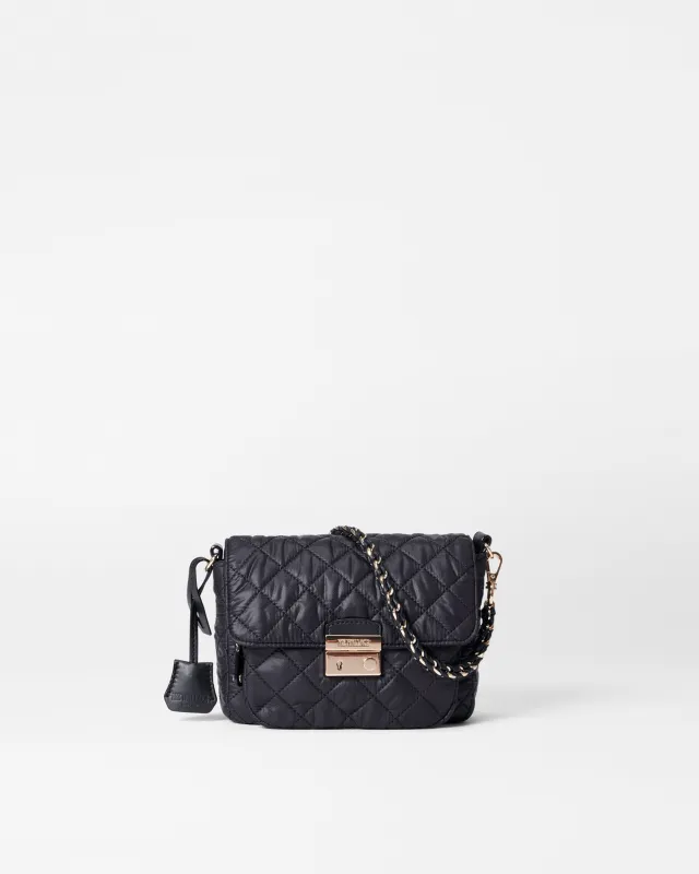 Black Small Crosby Lock Crossbody sold by MZ Wallace