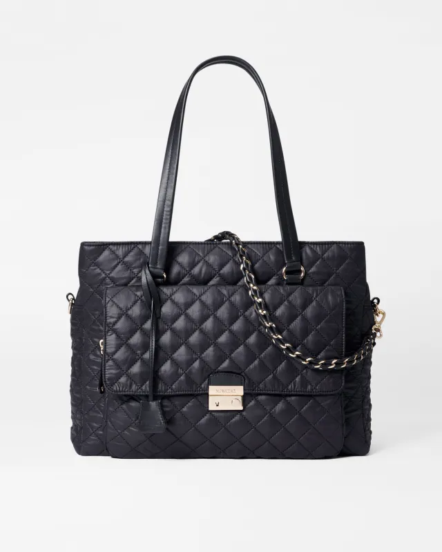Black Crosby Lock Tote sold by MZ Wallace