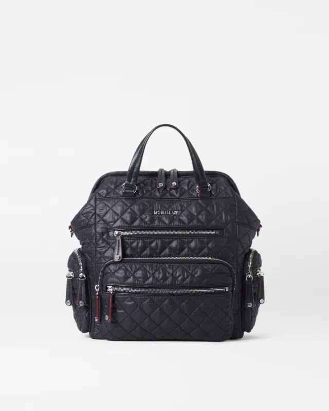 Black Crosby Frame Backpack II sold by MZ Wallace
