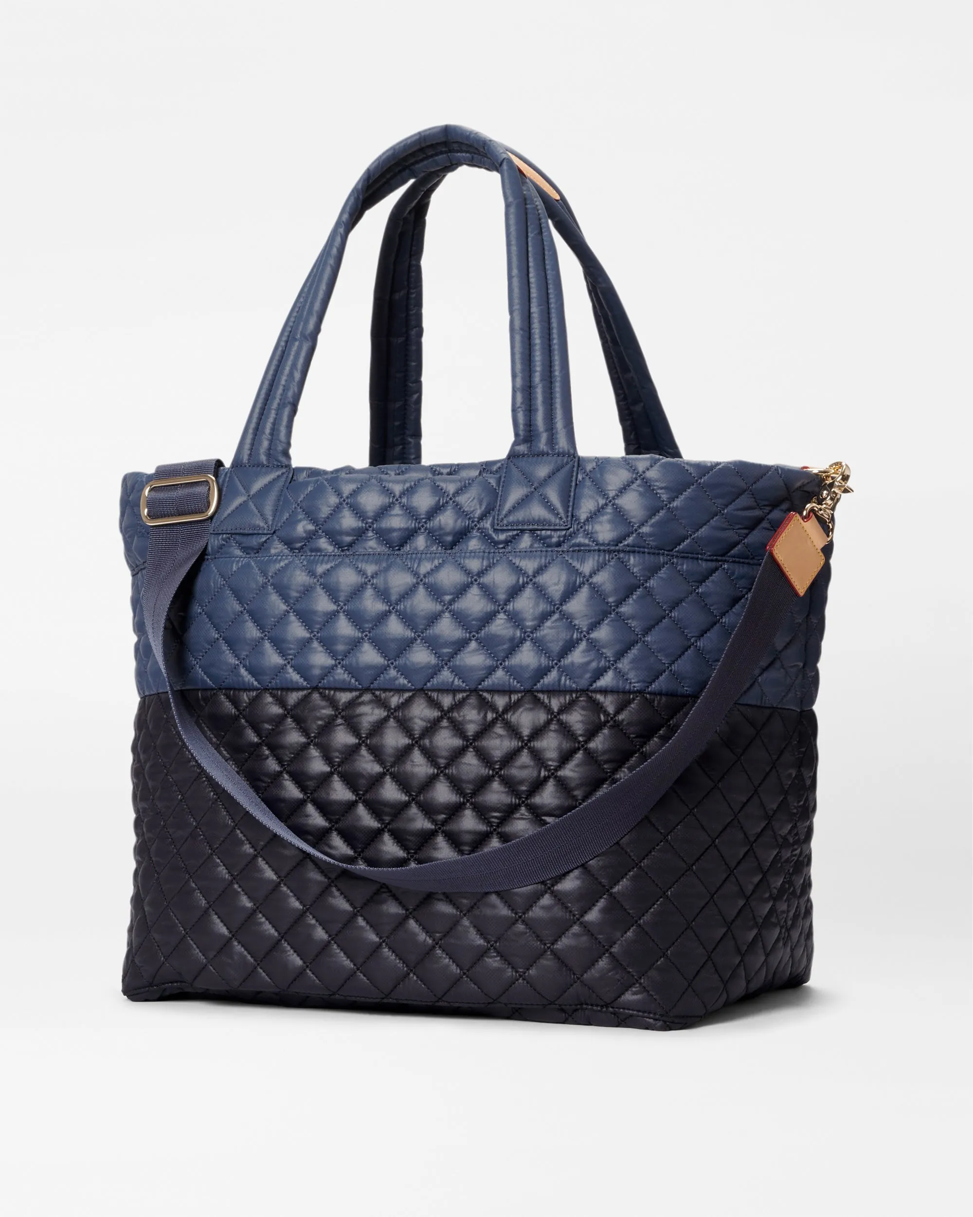 Black/Navy Large Metro Tote Deluxe sold by MZ Wallace product image thumbnail 3