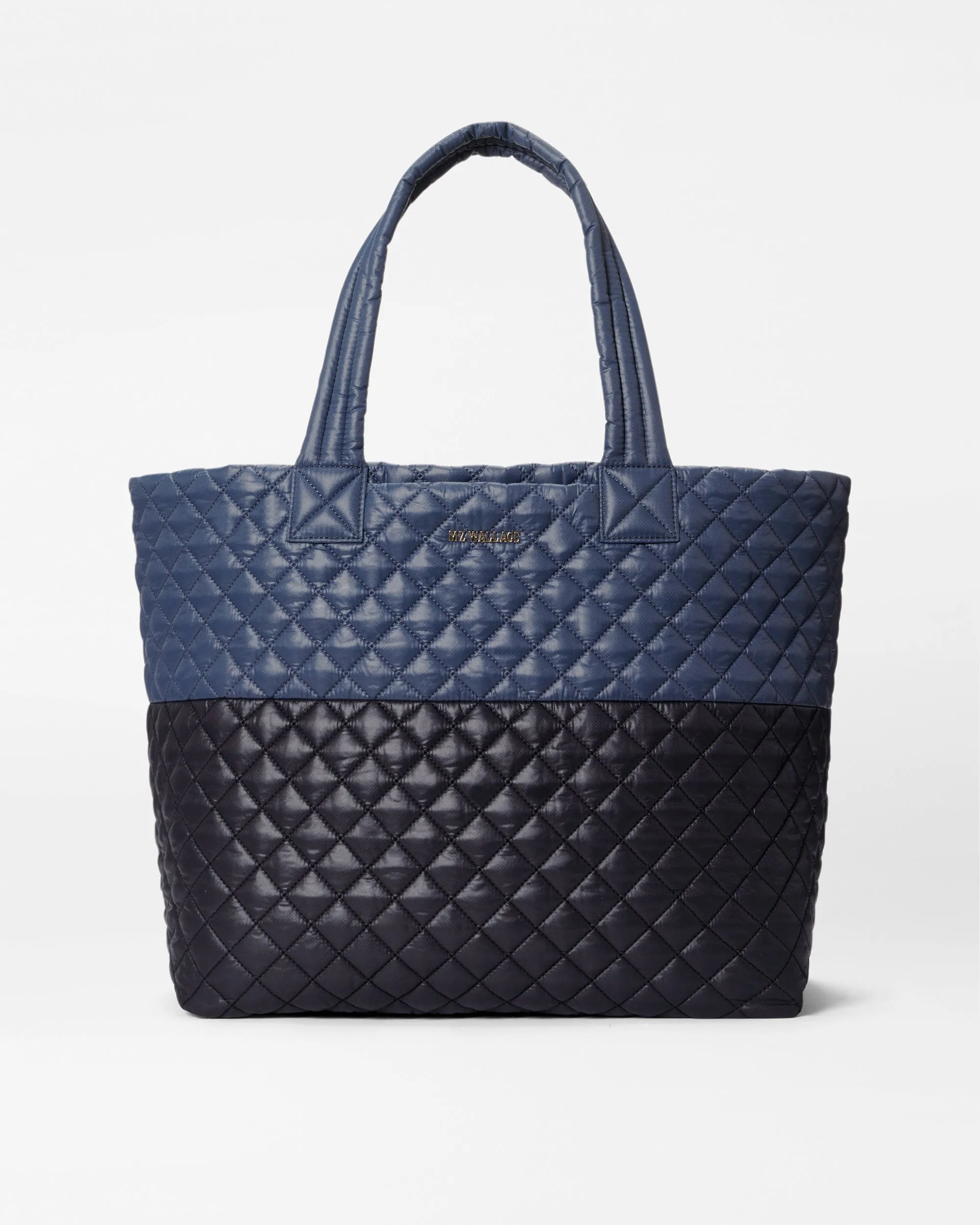 Black/Navy Large Metro Tote Deluxe sold by MZ Wallace