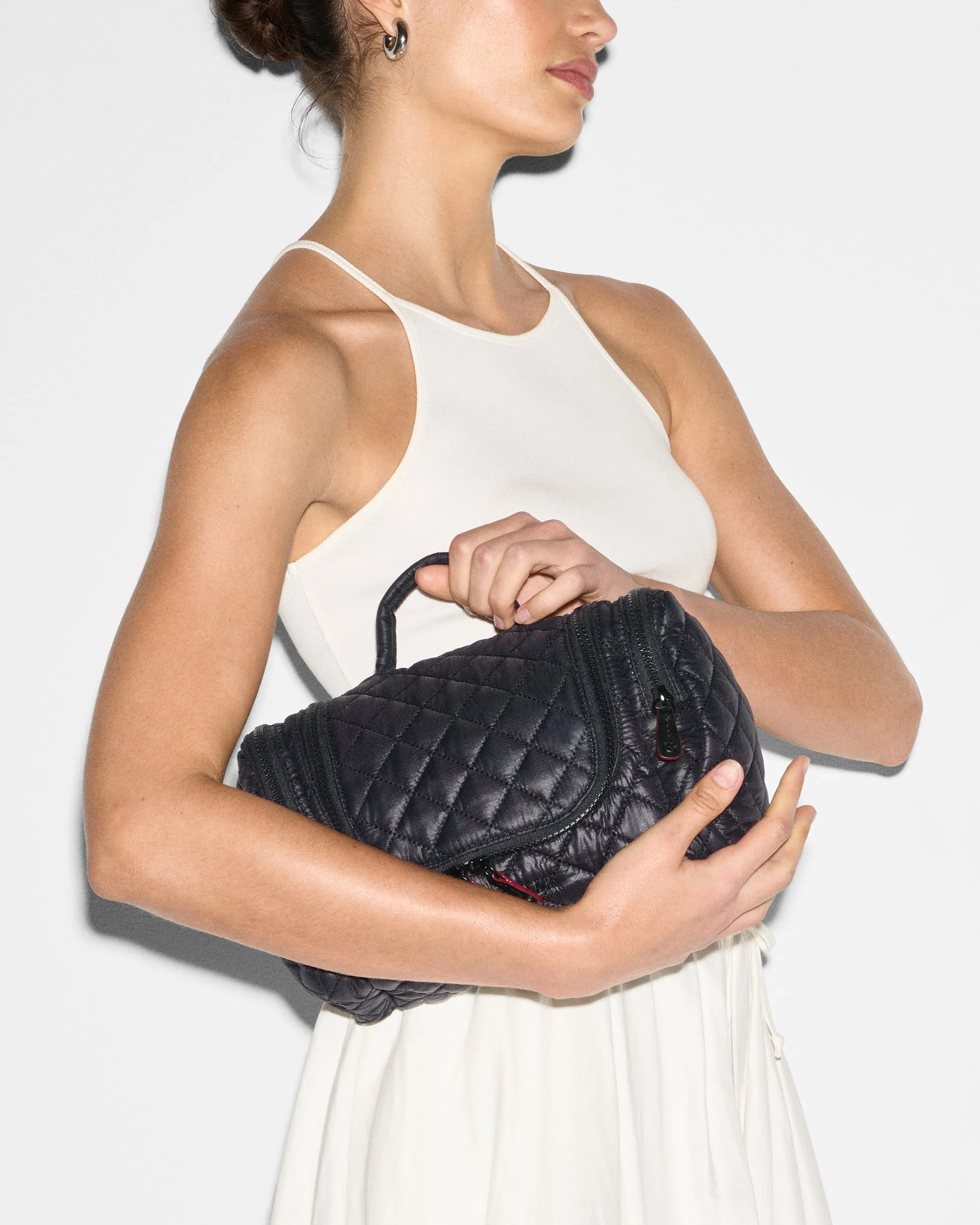 Black Hanging Travel Cosmetic sold by MZ Wallace product image thumbnail 2