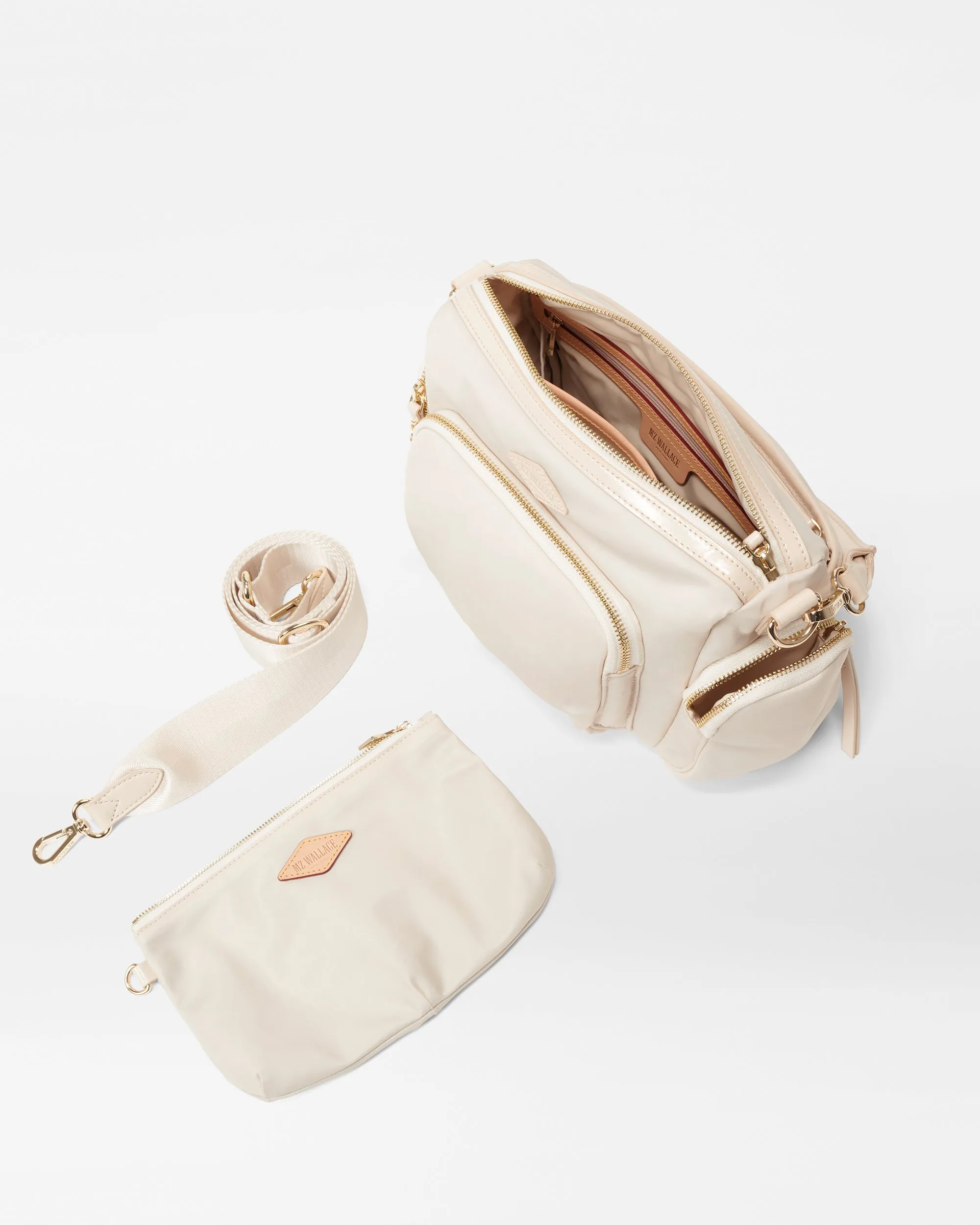 Sandshell Small Chelsea Crossbody sold by MZ Wallace product image thumbnail 4