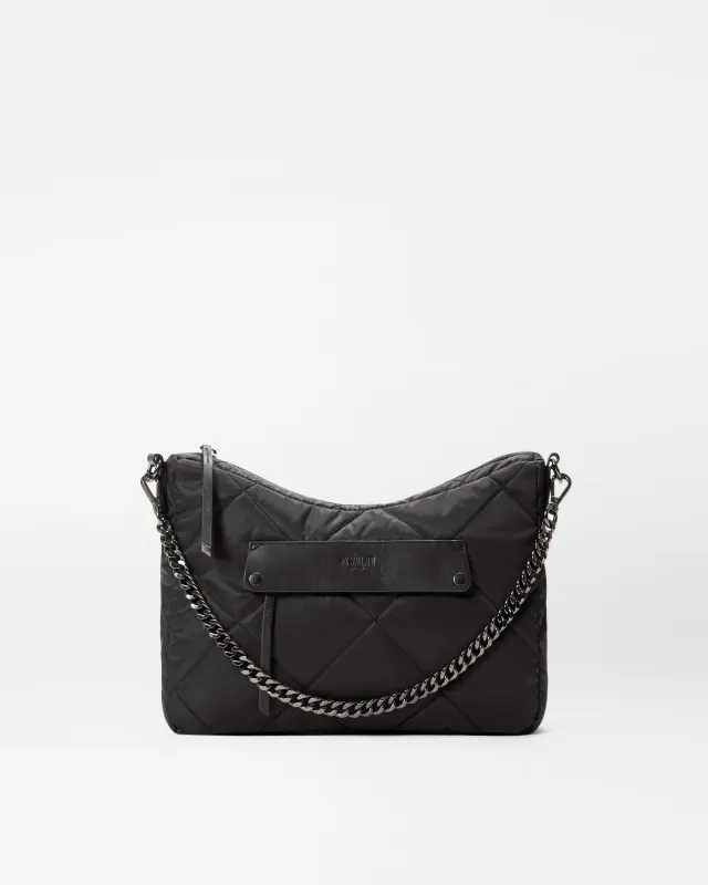 Black Madison Uptown Crossbody sold by MZ Wallace