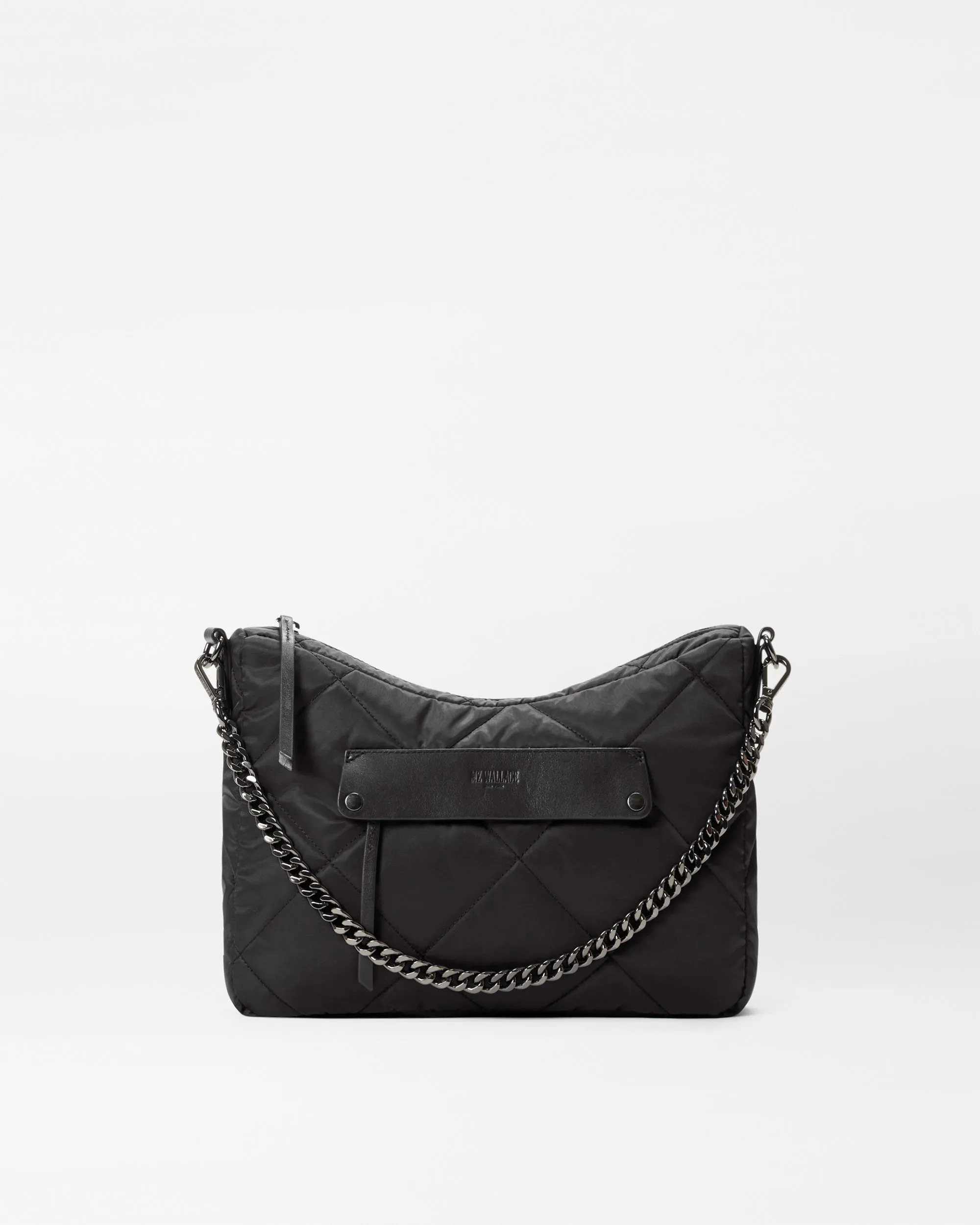 Black Madison Uptown Crossbody sold by MZ Wallace
