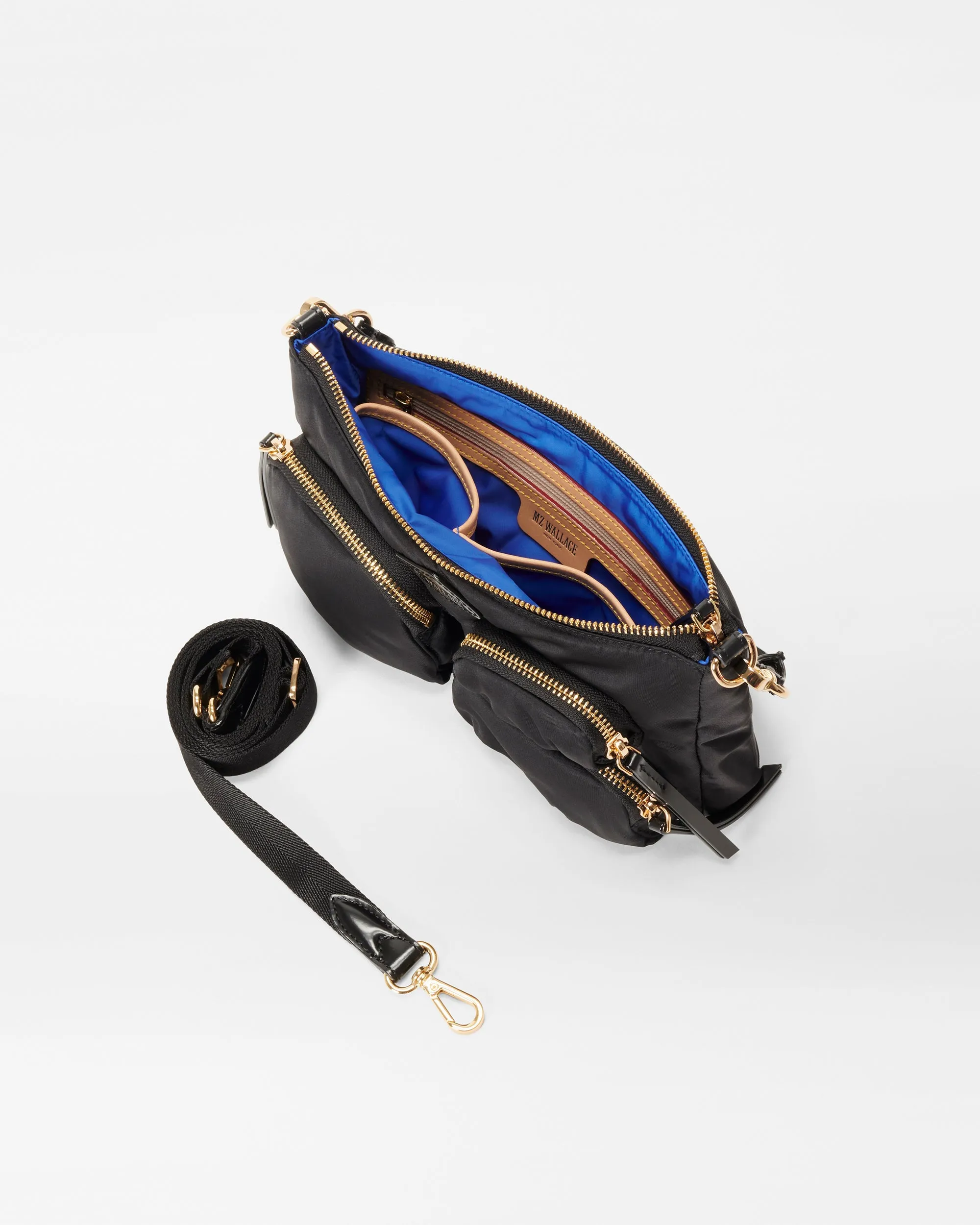 Black Chelsea Petite Shoulder sold by MZ Wallace product image thumbnail 3