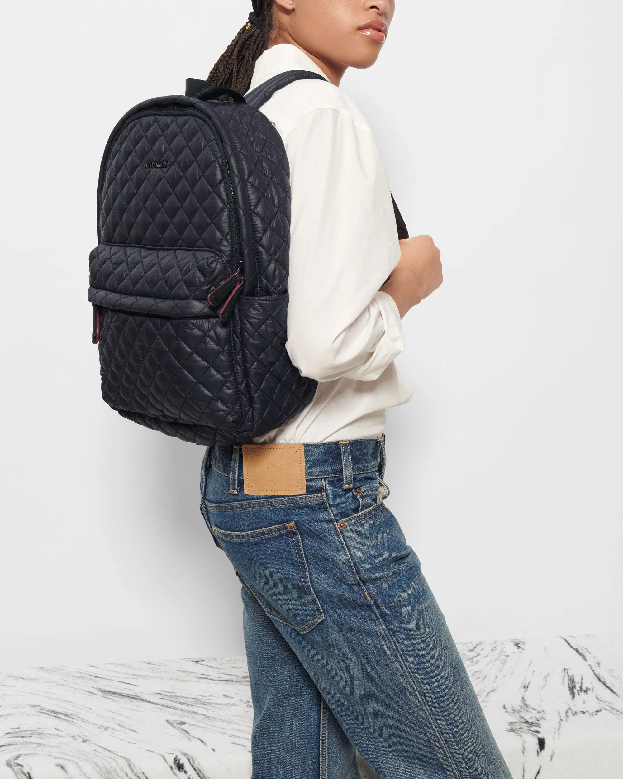 Black City Backpack sold by MZ Wallace product image thumbnail 2