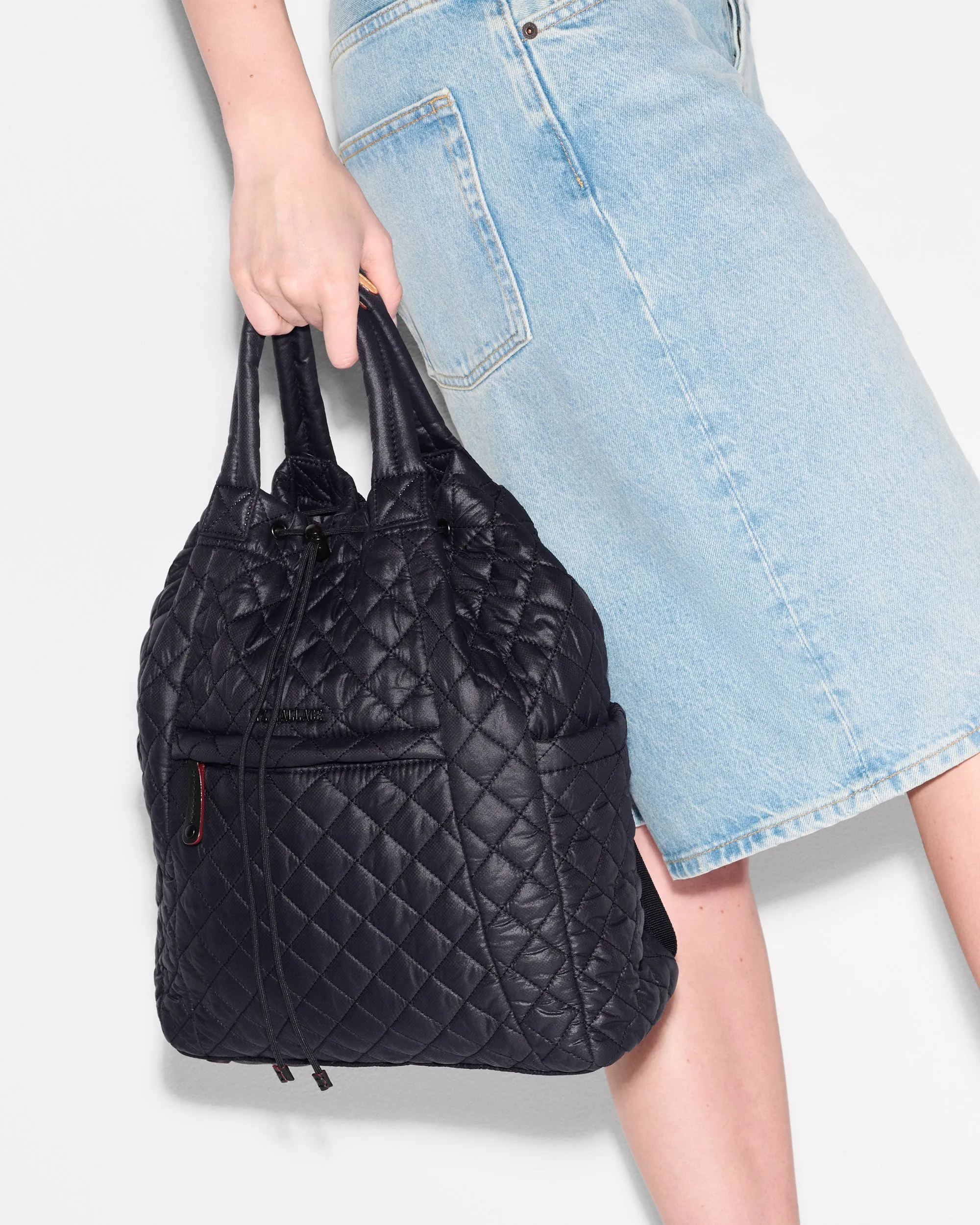 Black Metro Convertible Backpack sold by MZ Wallace product image thumbnail 4