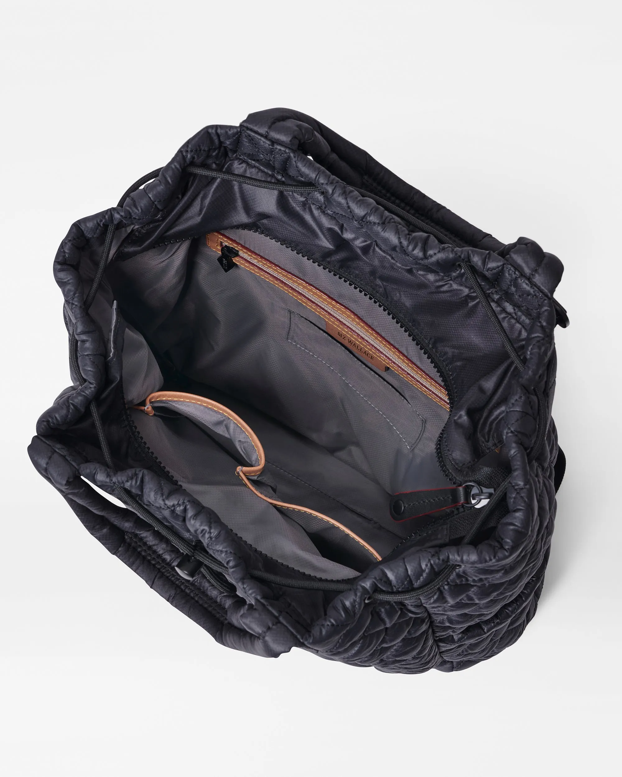 Black Metro Convertible Backpack sold by MZ Wallace product image thumbnail 5
