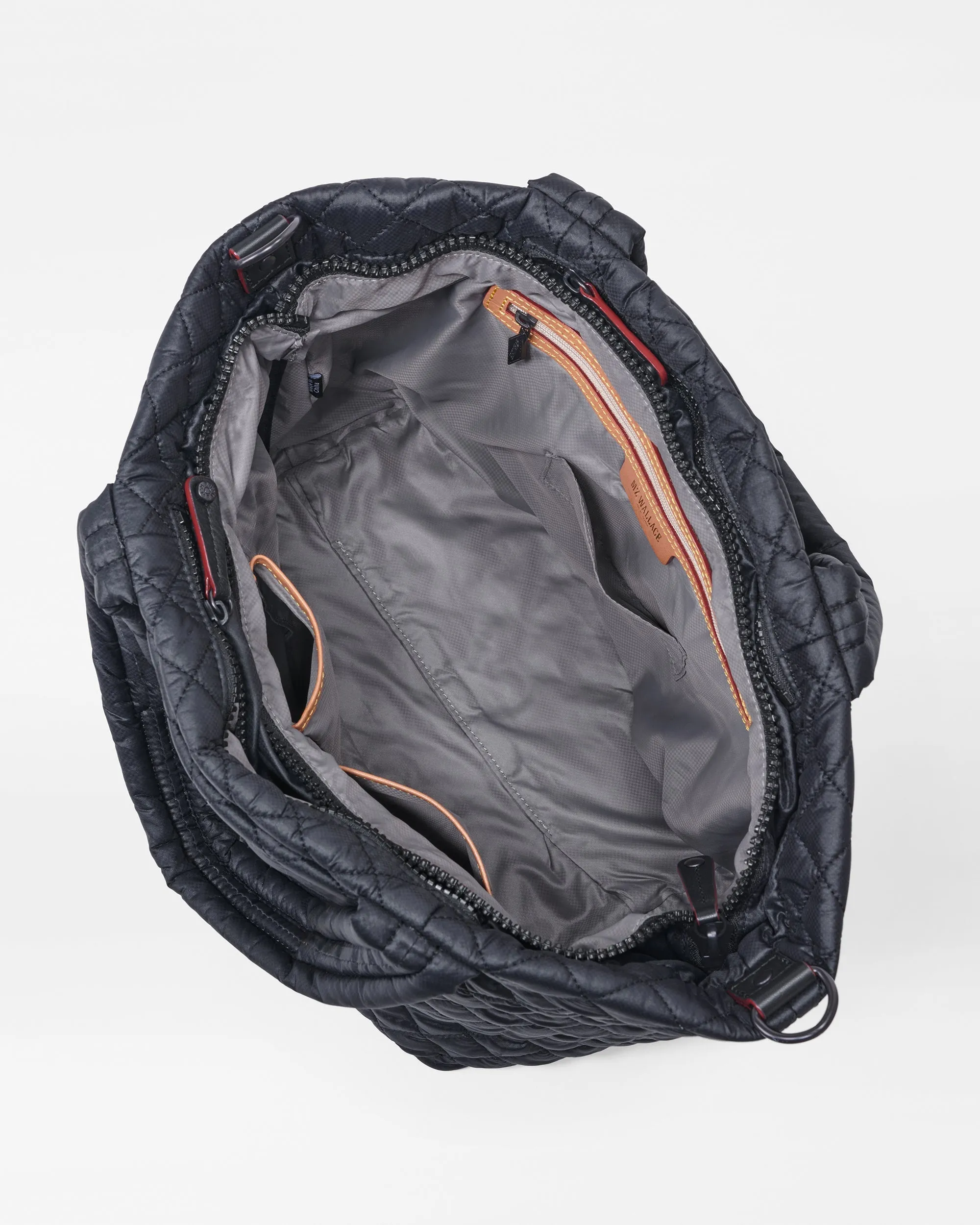 Black Small Metro Tote Deluxe sold by MZ Wallace product image thumbnail 3