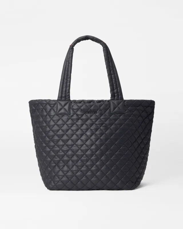 Black Medium Metro Tote Deluxe sold by MZ Wallace