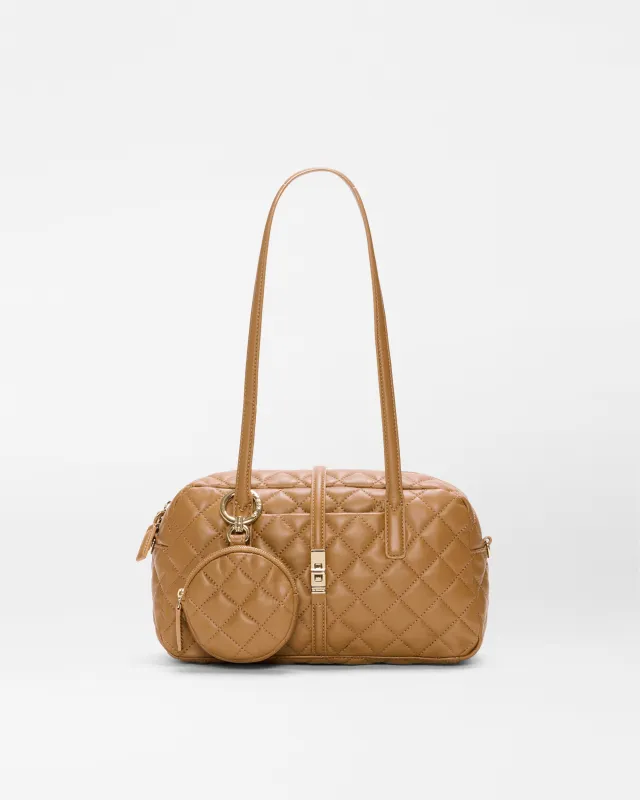 Caramel Leather Small Astor Satchel sold by MZ Wallace