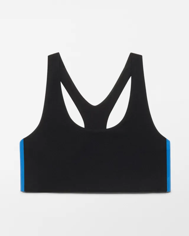 Black/Classic Blue MZ Wallace x Splits59 Large Ella Airweight Bra sold by MZ Wallace