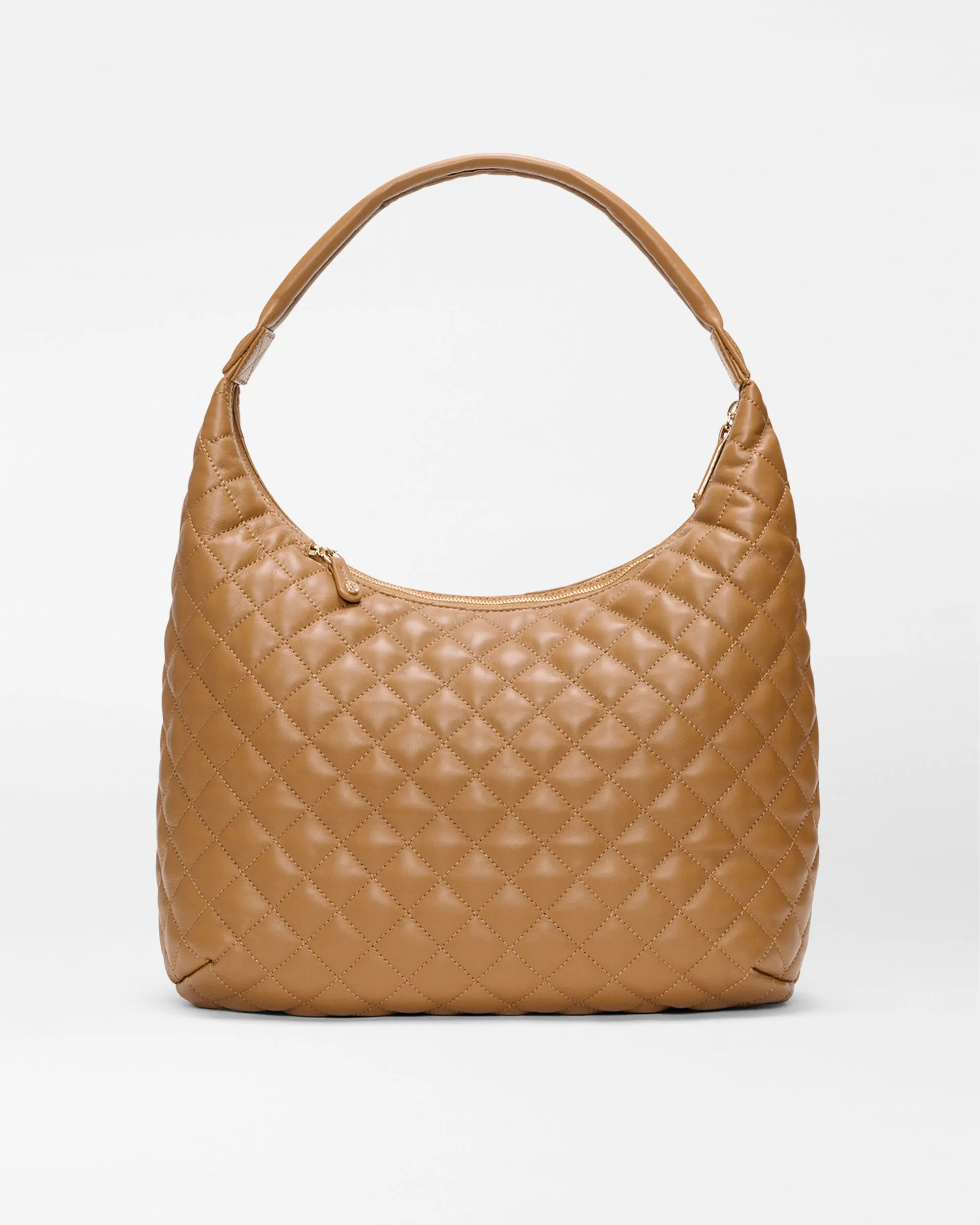 Caramel Leather Large Metro Shoulder sold by MZ Wallace product image thumbnail 4