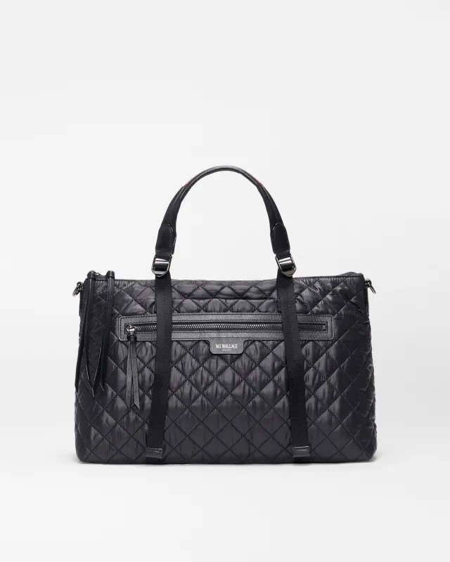 Black Medium Park Satchel sold by MZ Wallace