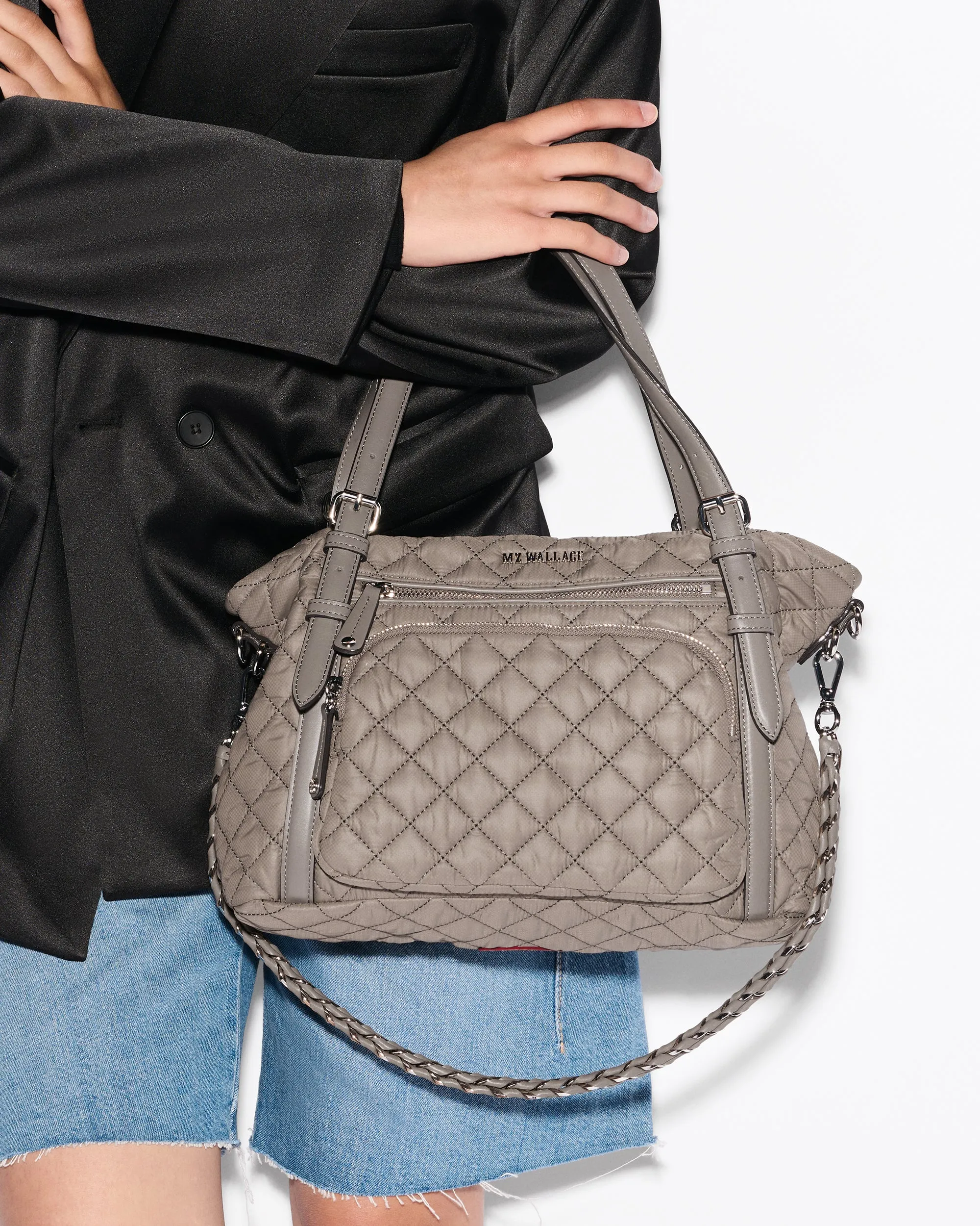 Morning Dove Crosby Everywhere Tote sold by MZ Wallace product image thumbnail 5