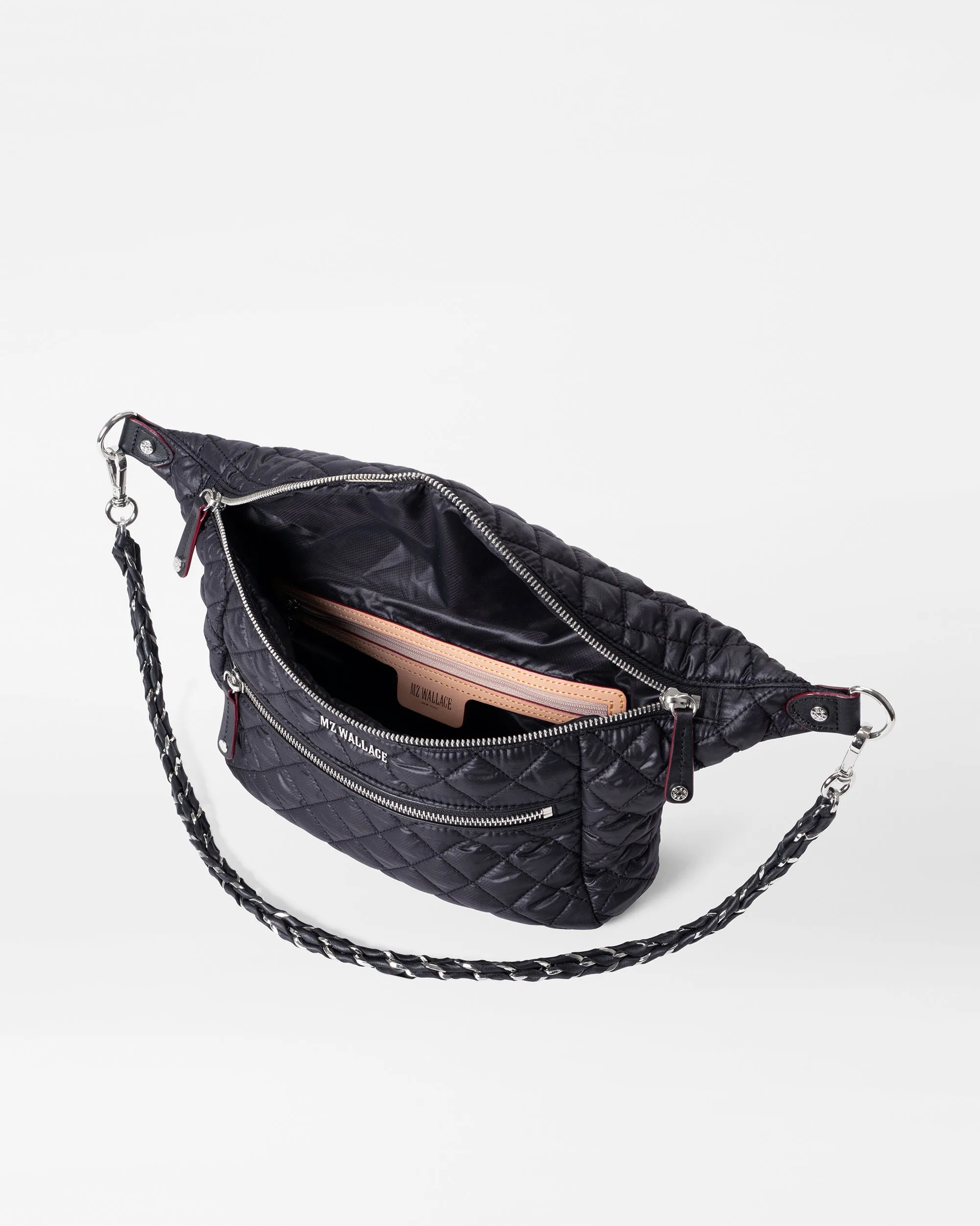 Black Crosby Crossbody Sling Bag sold by MZ Wallace product image thumbnail 4