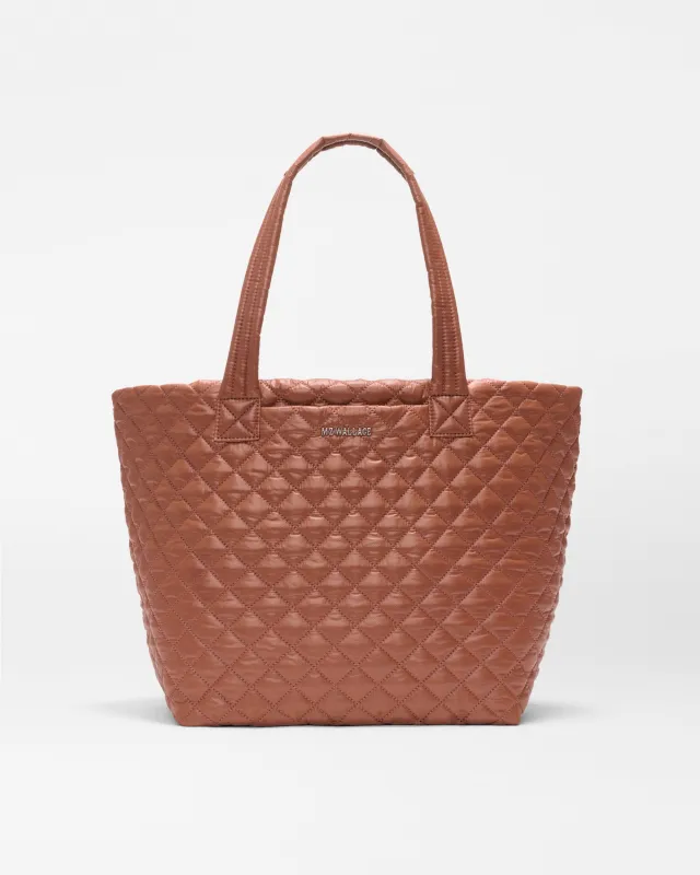 Terracotta Medium Metro Tote Deluxe sold by MZ Wallace