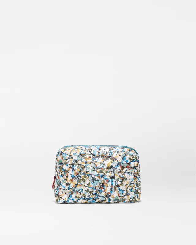 Club Paint Medium Double Zip Cosmetic sold by MZ Wallace