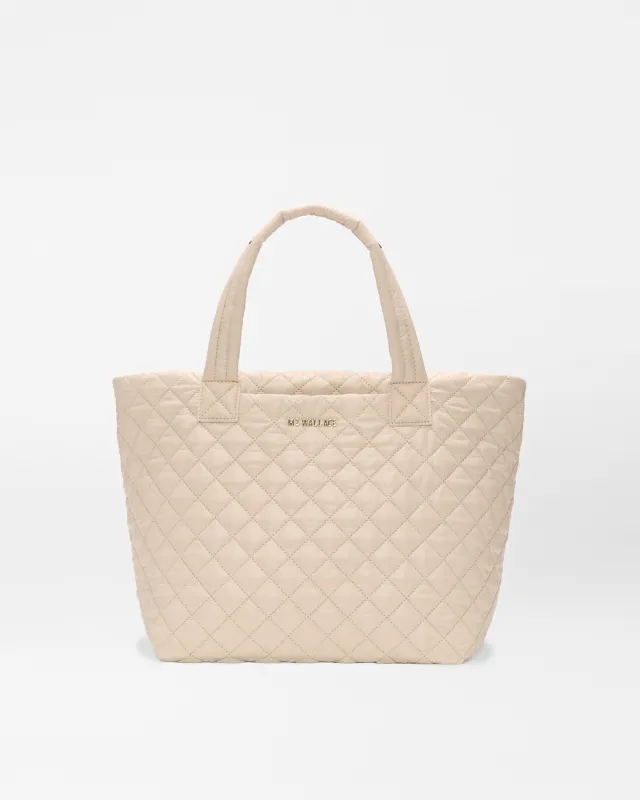 Buff Small Metro Tote Deluxe made by MZ Wallace