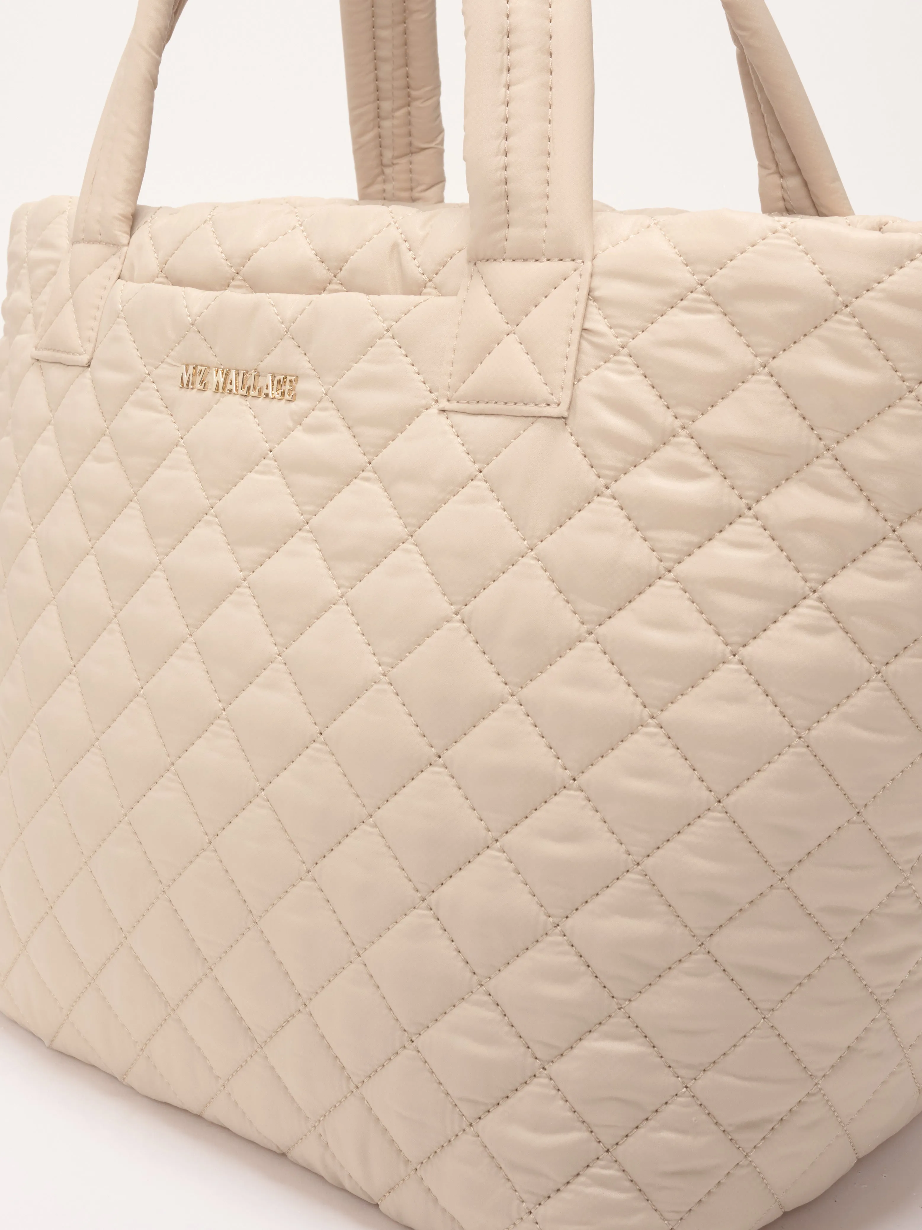 Buff Small Metro Tote Deluxe sold by MZ Wallace product image thumbnail 3