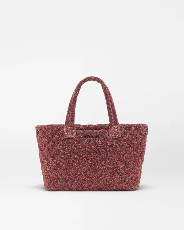 Fire Opal Shimmer Small Metro City Tote sold by MZ Wallace