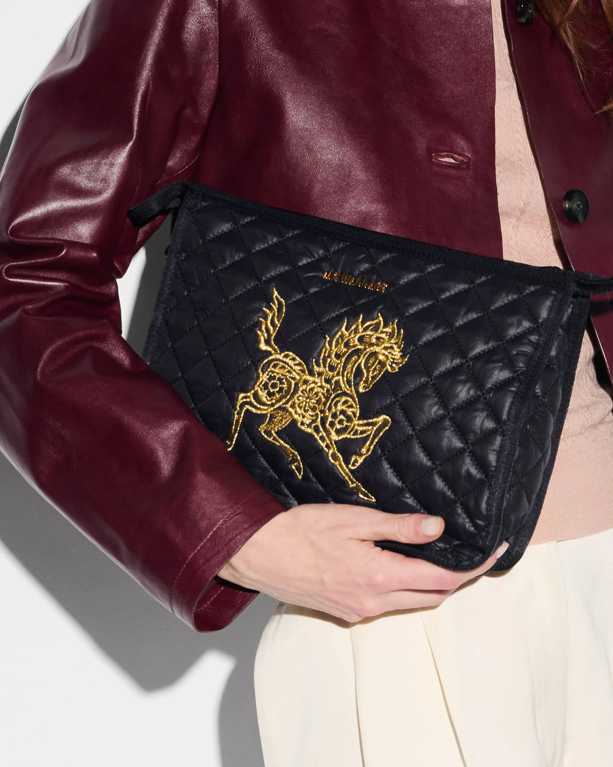 CNY Horse CNY Metro Clutch sold by MZ Wallace product image thumbnail 2