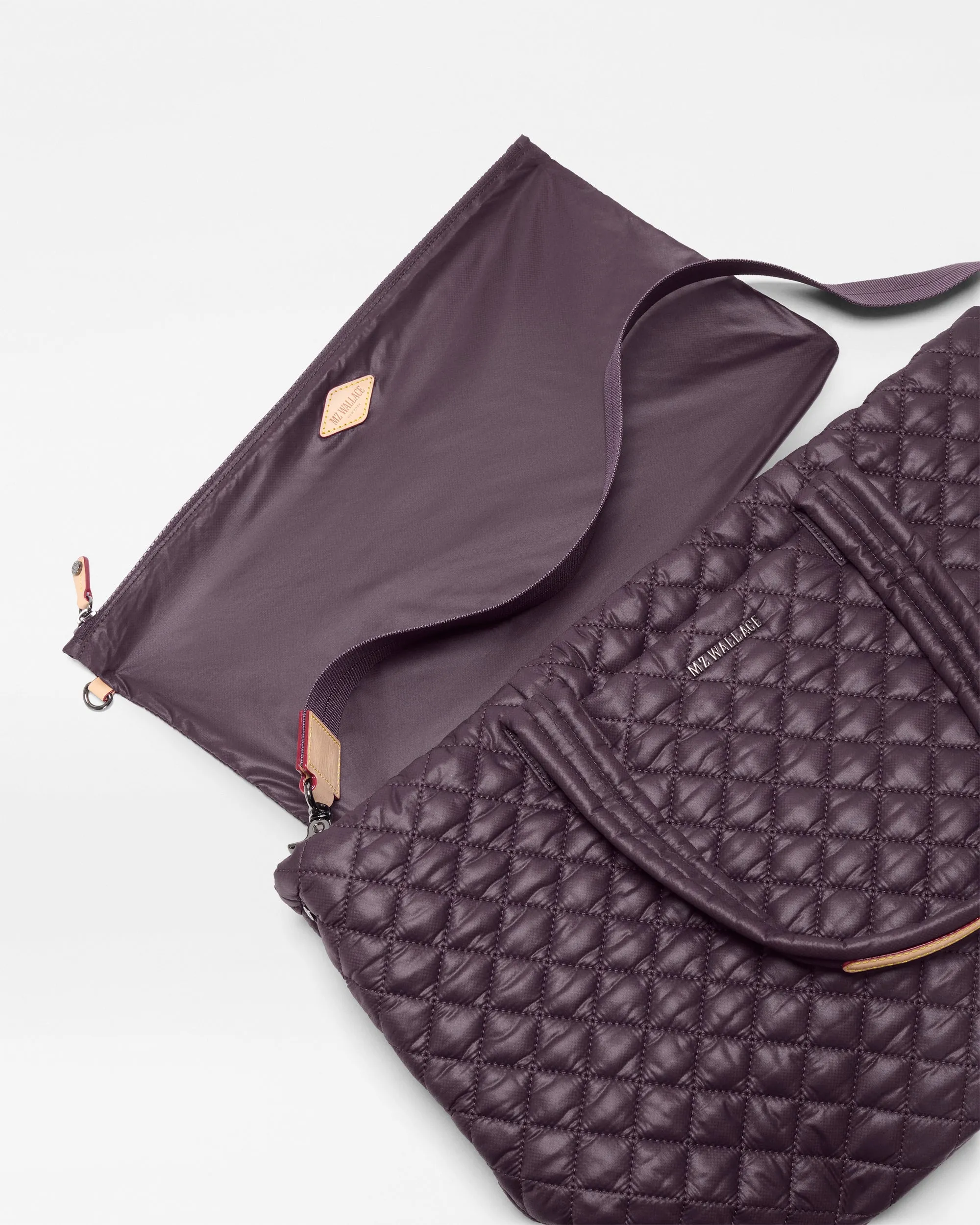 Raisin Medium Metro Tote Deluxe sold by MZ Wallace product image thumbnail 5