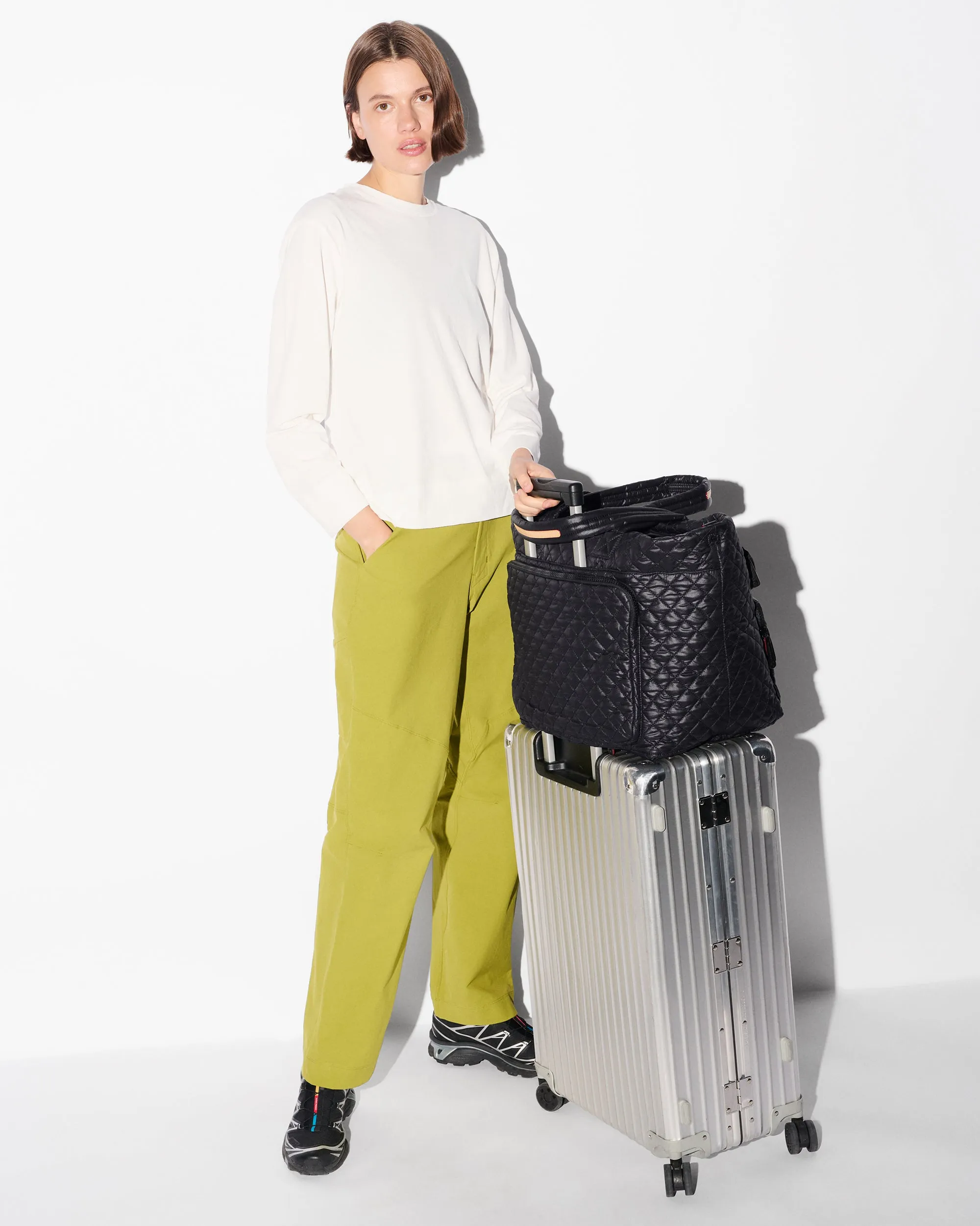 Black Large Metro Travel Tote sold by MZ Wallace product image thumbnail 4