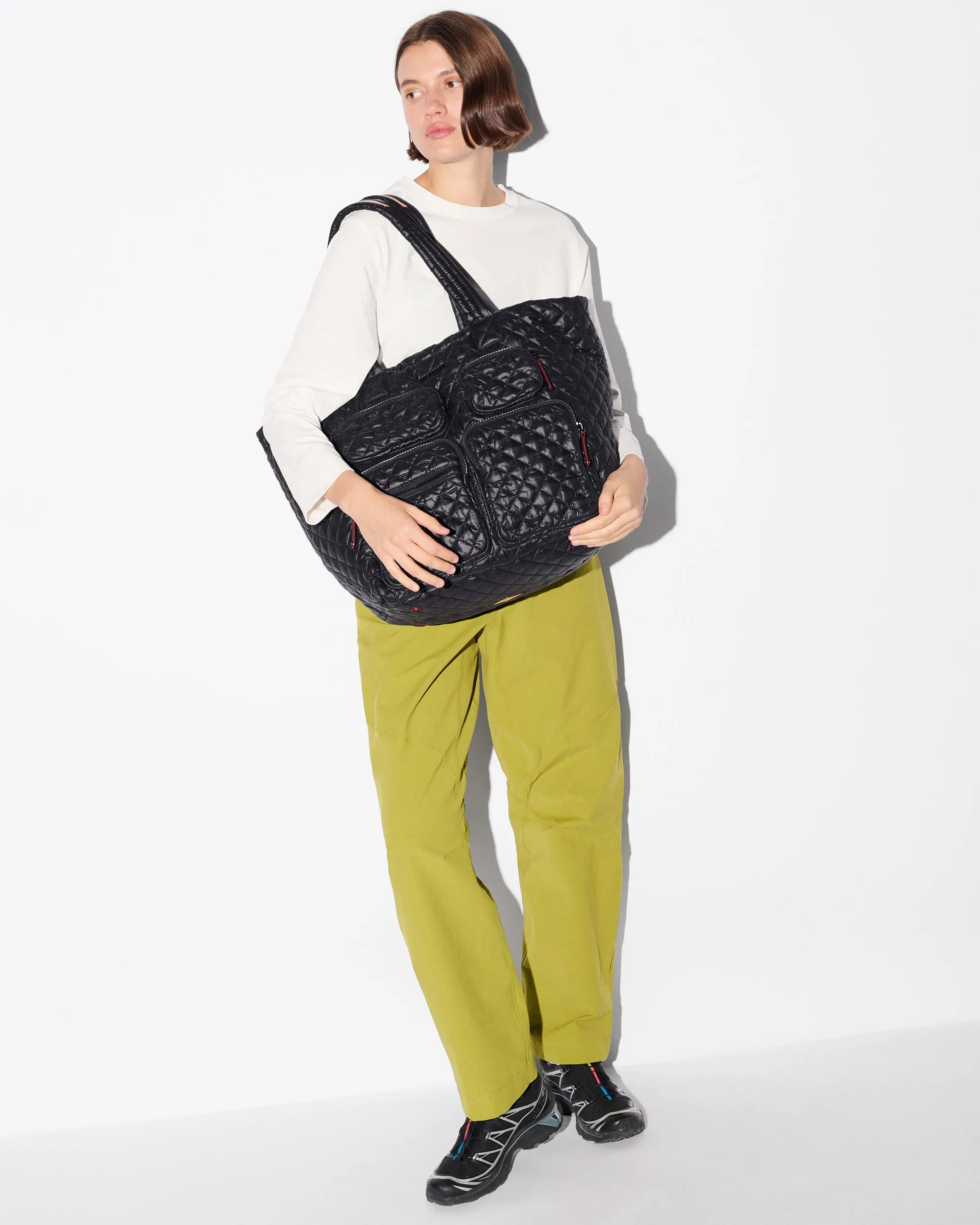 Black Large Metro Travel Tote sold by MZ Wallace product image thumbnail 2