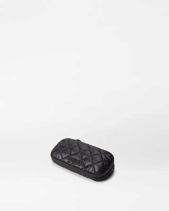 Black Metro Sunglasses Case made by MZ Wallace