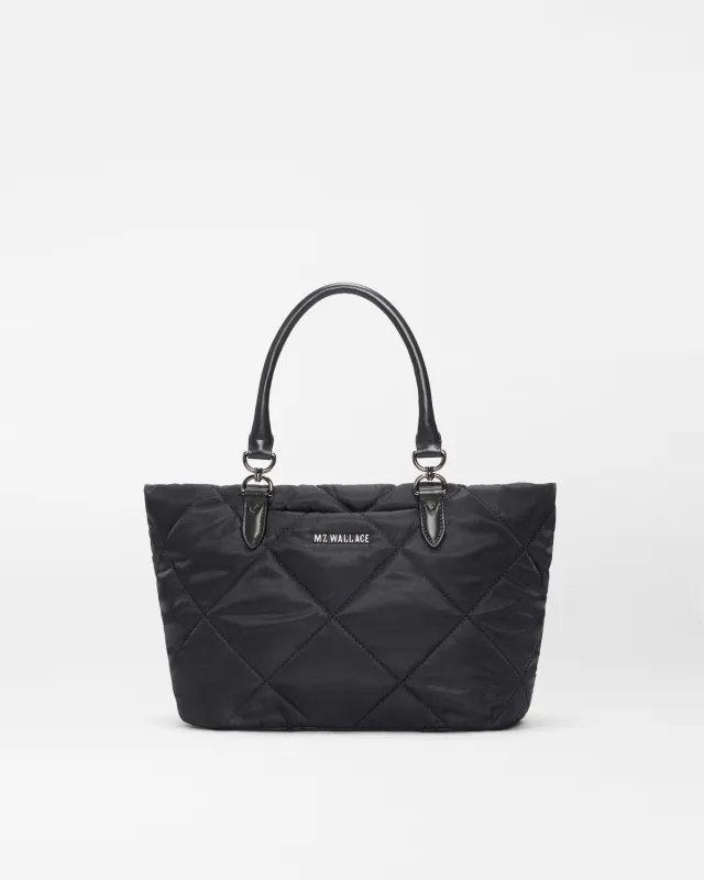 Black Small Madison E/W Tote made by MZ Wallace