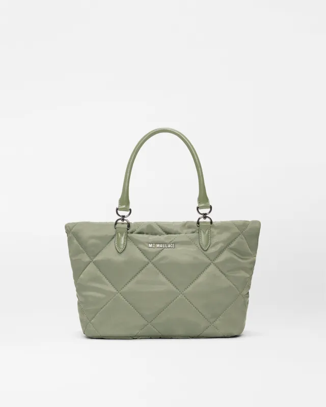 Agave Green Small Madison E/W Tote made by MZ Wallace
