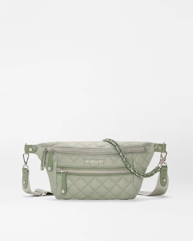 Agave Green Small Crosby Crossbody Sling made by MZ Wallace