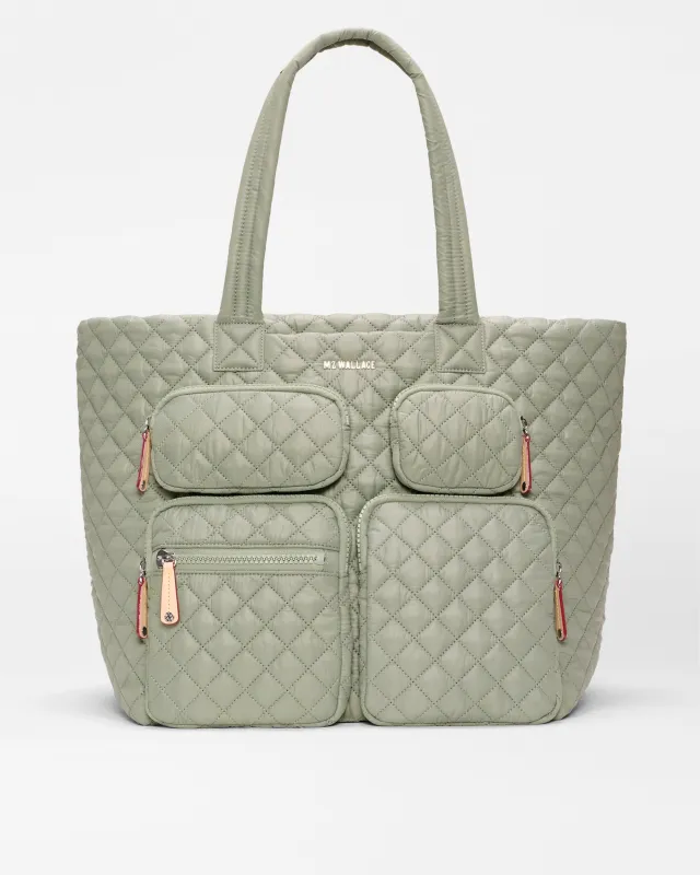Agave Green Large Metro Travel Tote made by MZ Wallace