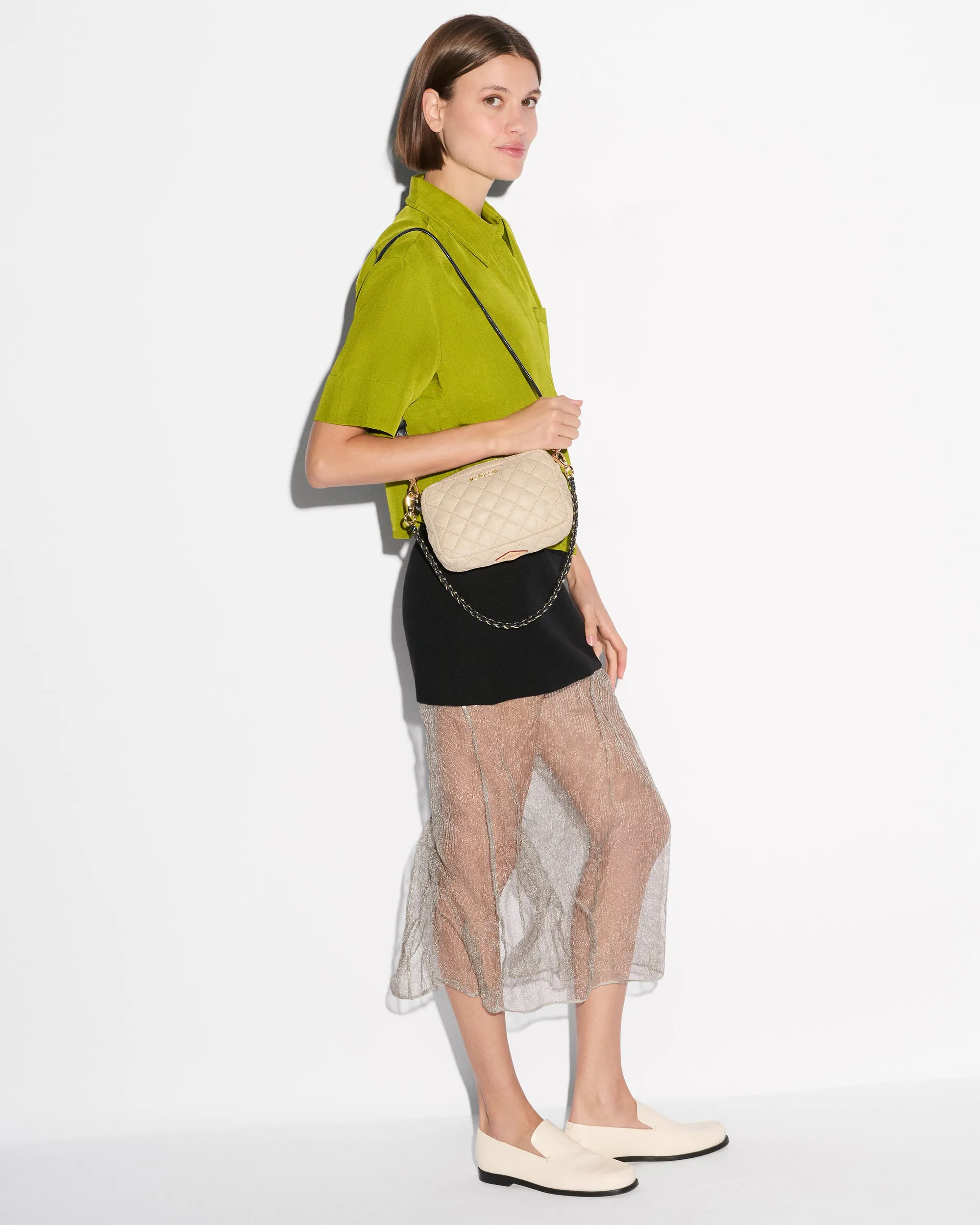 Buff/Black Mini Crosby Crossbody sold by MZ Wallace product image thumbnail 2