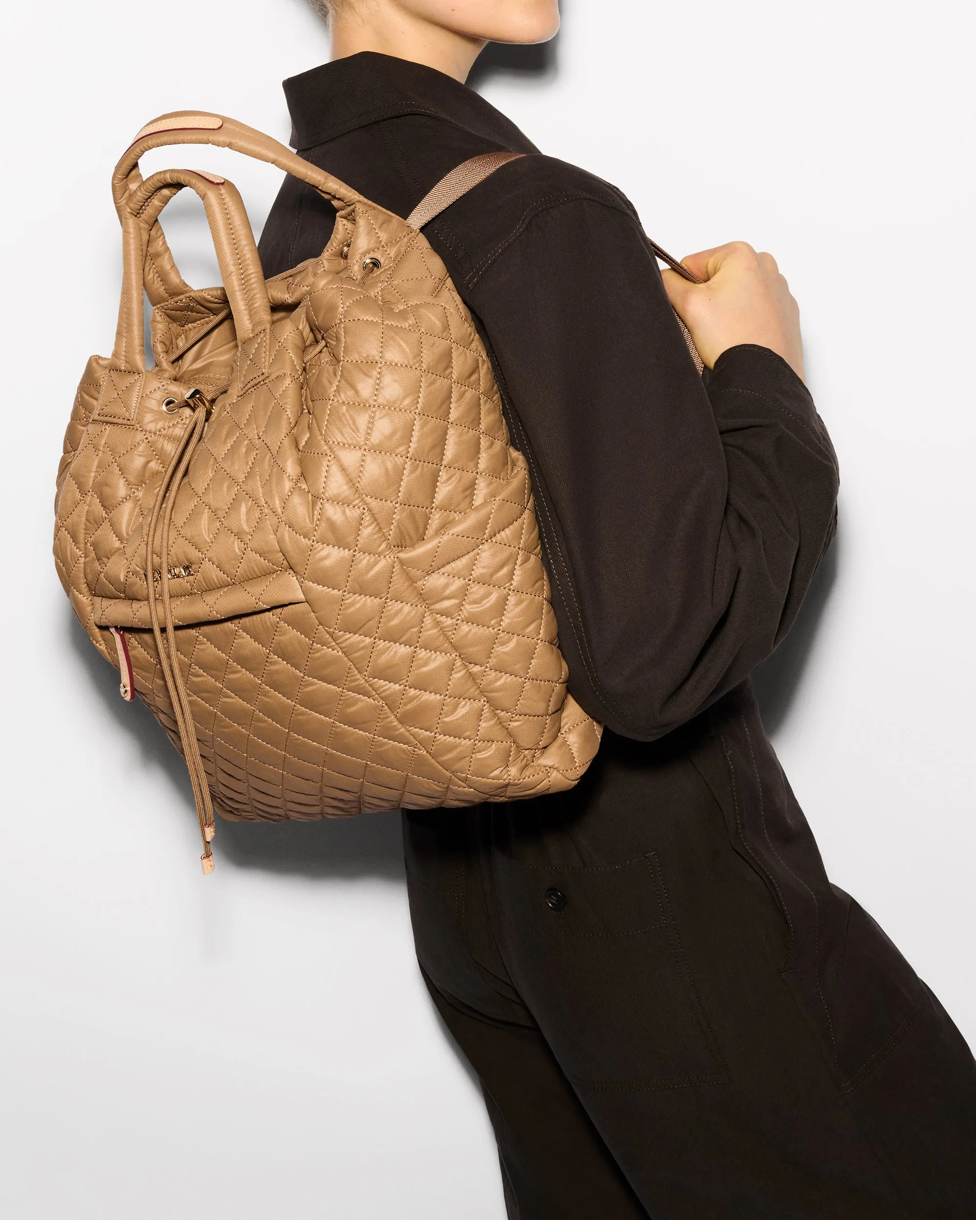 Caramel Metro Convertible Backpack sold by MZ Wallace product image thumbnail 2