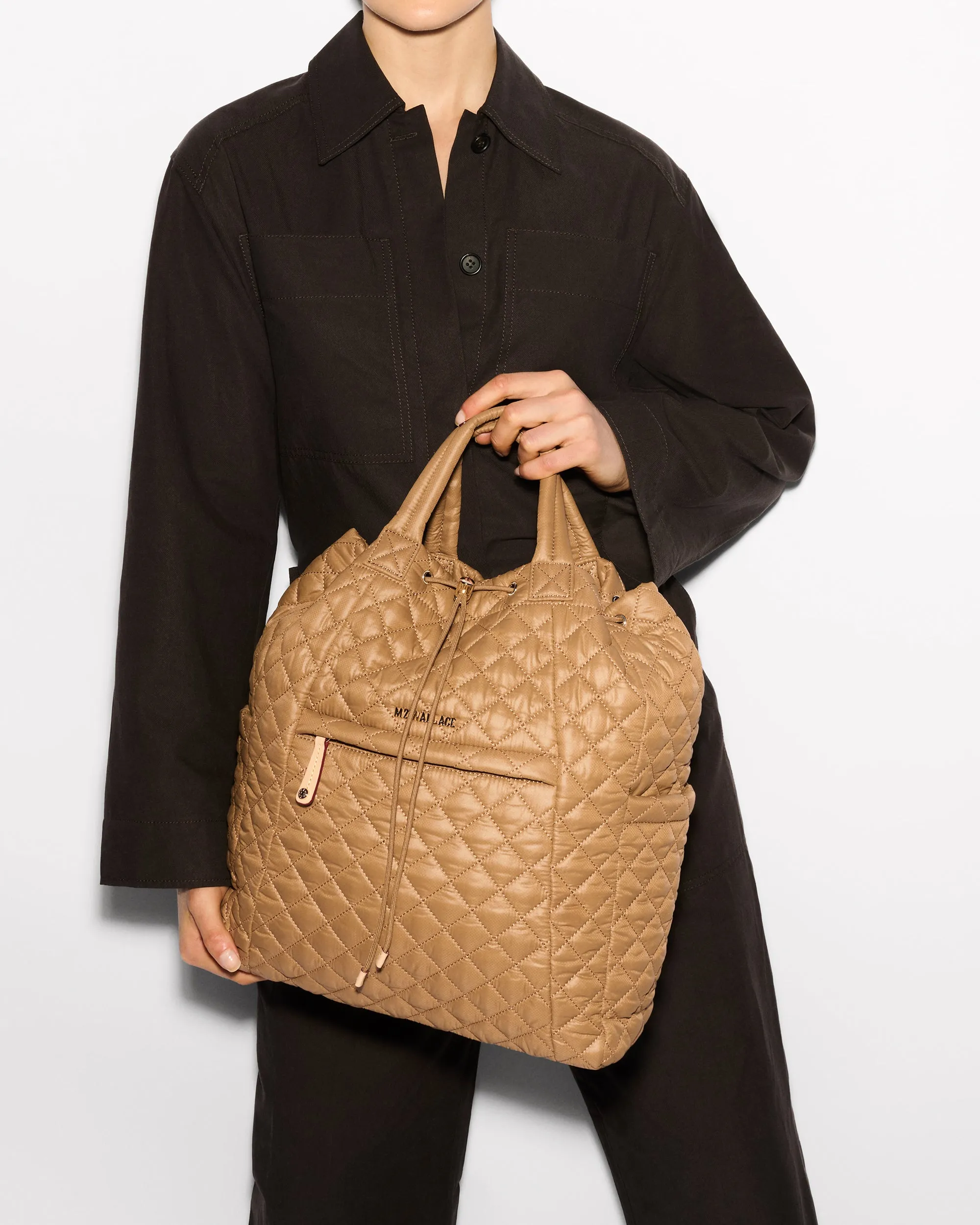 Caramel Metro Convertible Backpack sold by MZ Wallace product image thumbnail 3