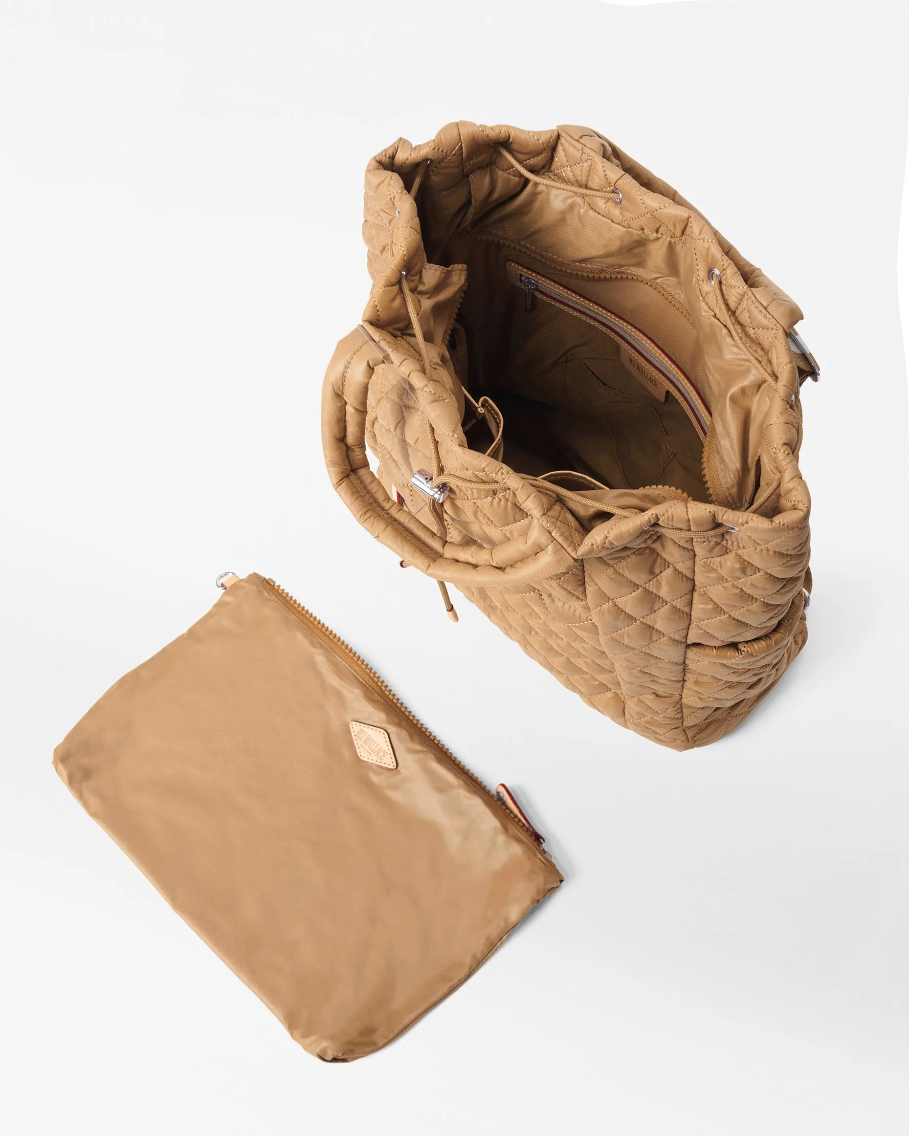 Caramel Metro Convertible Backpack sold by MZ Wallace product image thumbnail 5